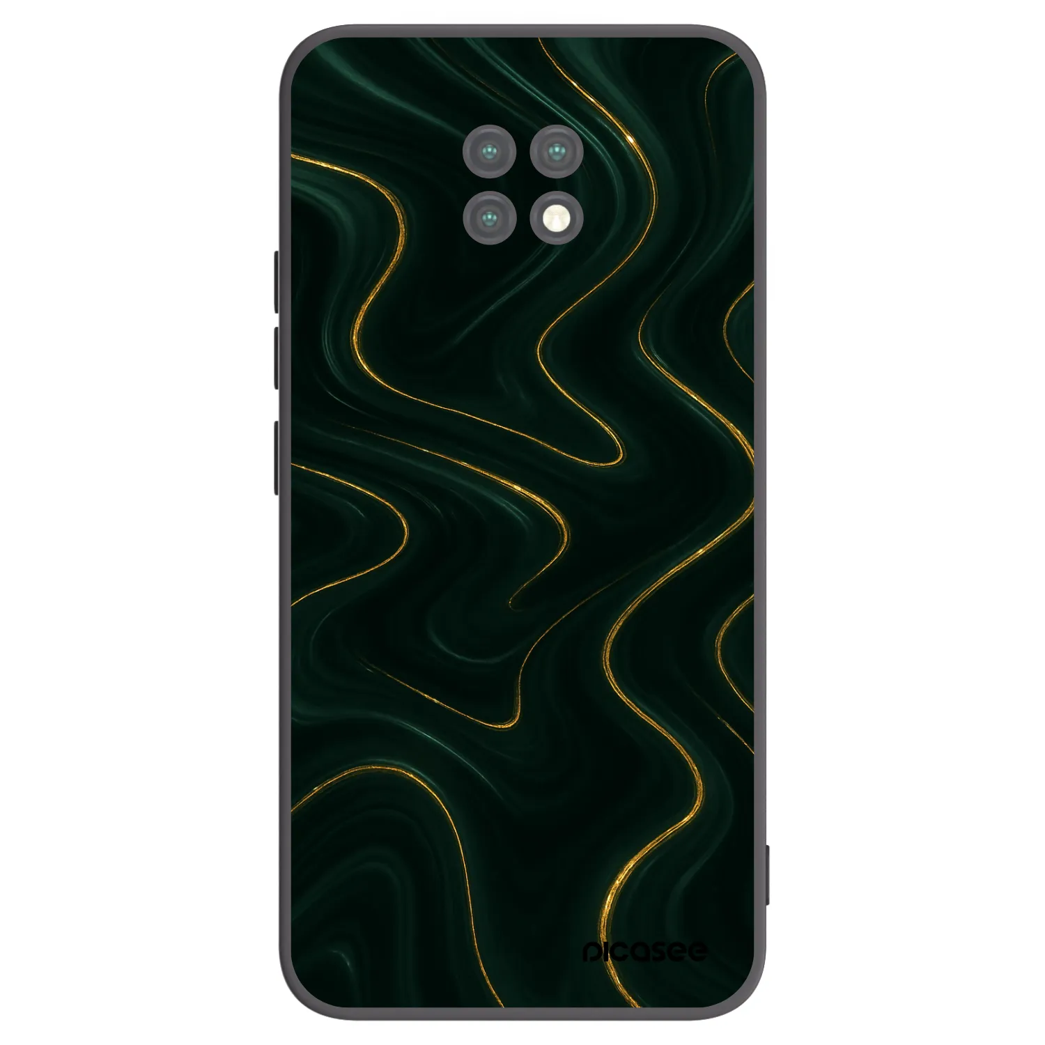 Picasee husă neagră din silicon pentru Xiaomi Redmi Note 9T - Vawes