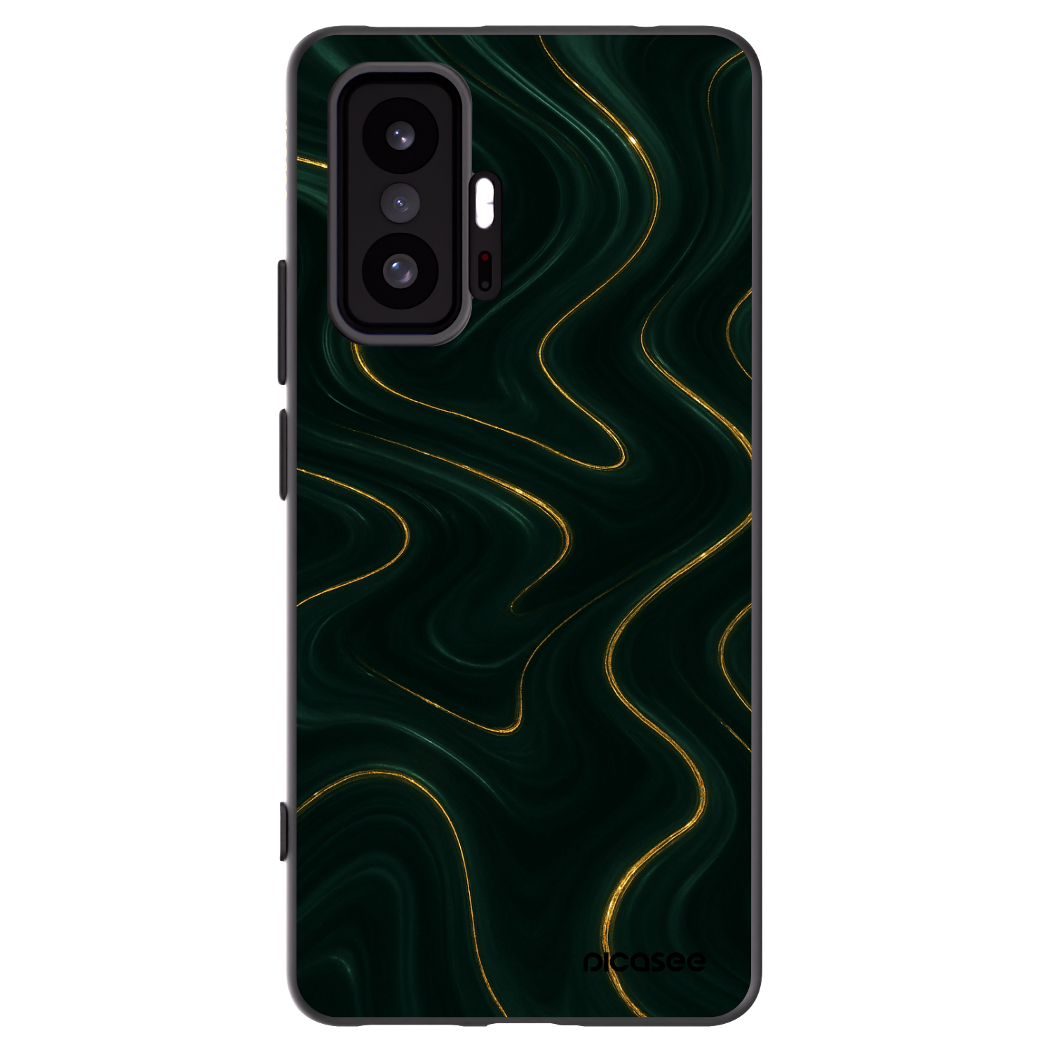 Picasee husă neagră din silicon pentru Xiaomi 11T - Vawes