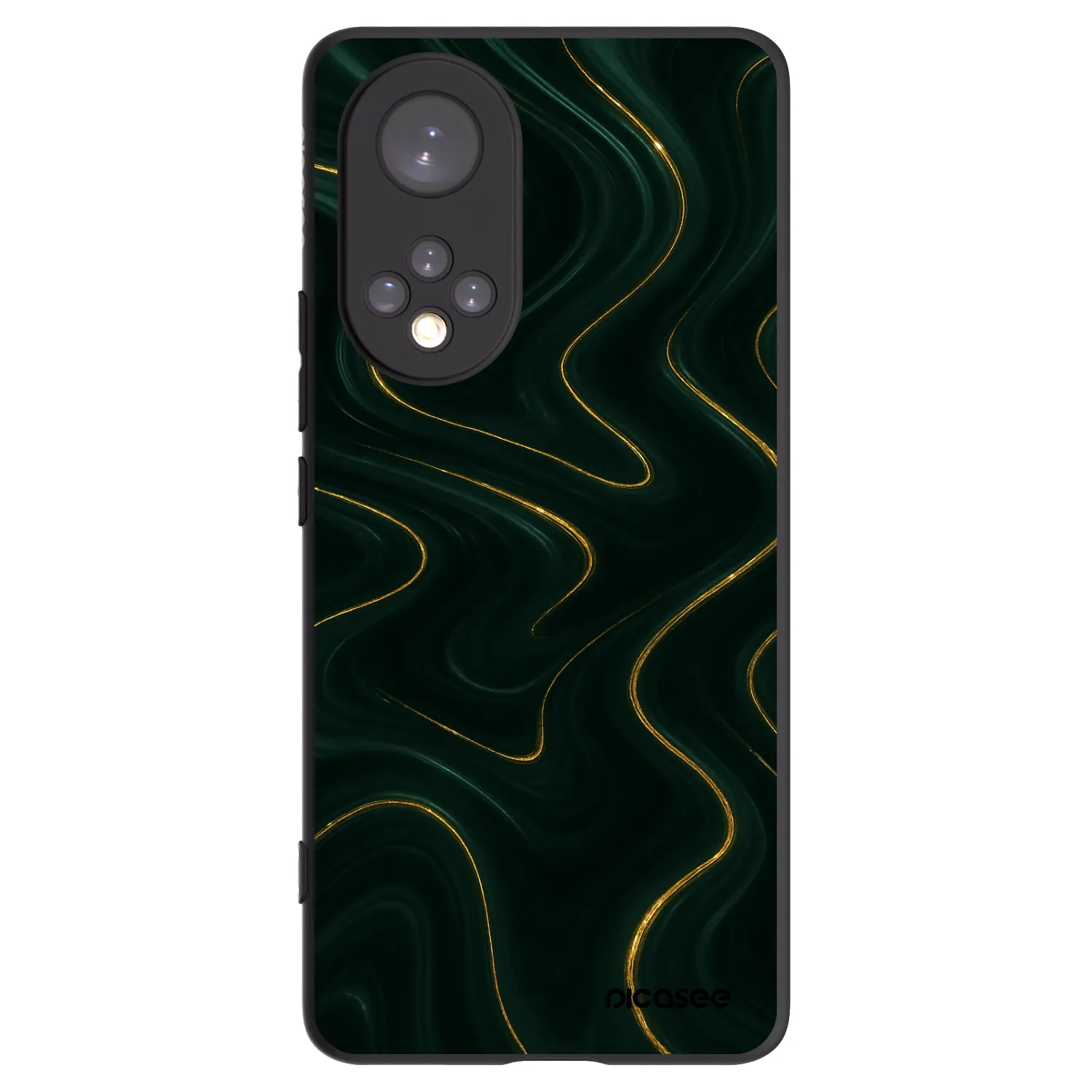 Picasee husă neagră din silicon pentru Huawei Nova 9 - Vawes