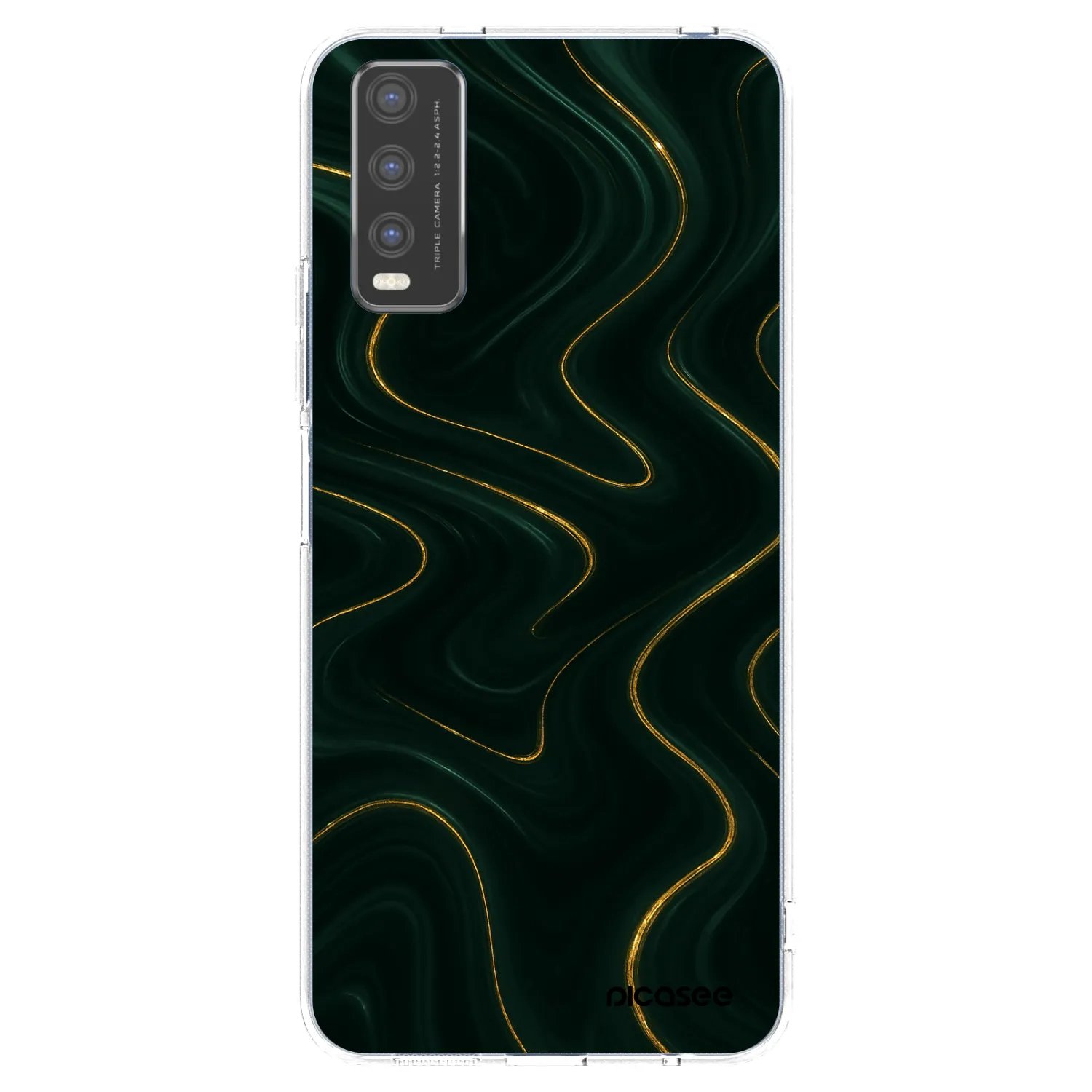 Picasee husă transparentă din silicon pentru Vivo Y20s - Vawes