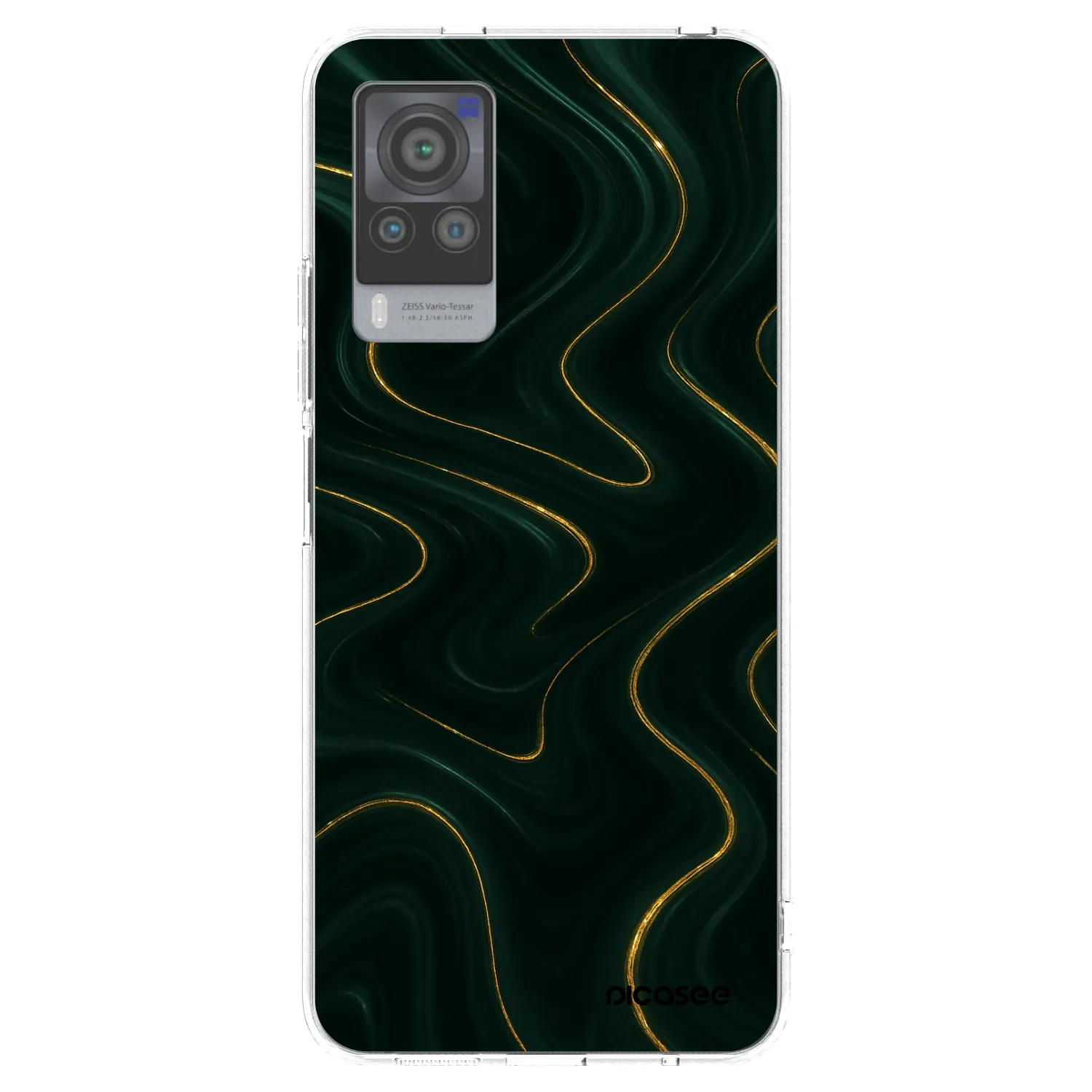 Picasee husă transparentă din silicon pentru Vivo X60 Pro 5G - Vawes