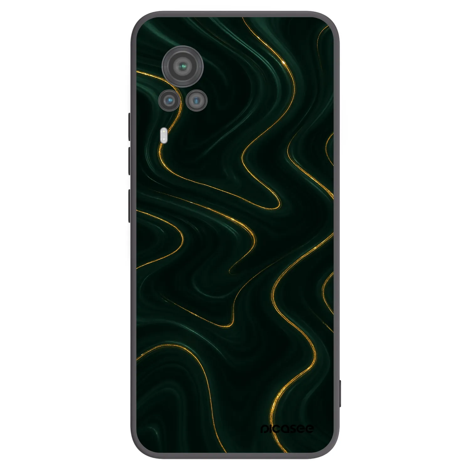 Picasee husă neagră din silicon pentru Vivo X60 Pro 5G - Vawes