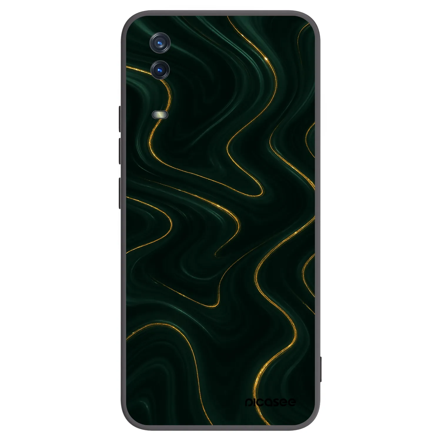 Picasee husă neagră din silicon pentru Vivo Y11s - Vawes