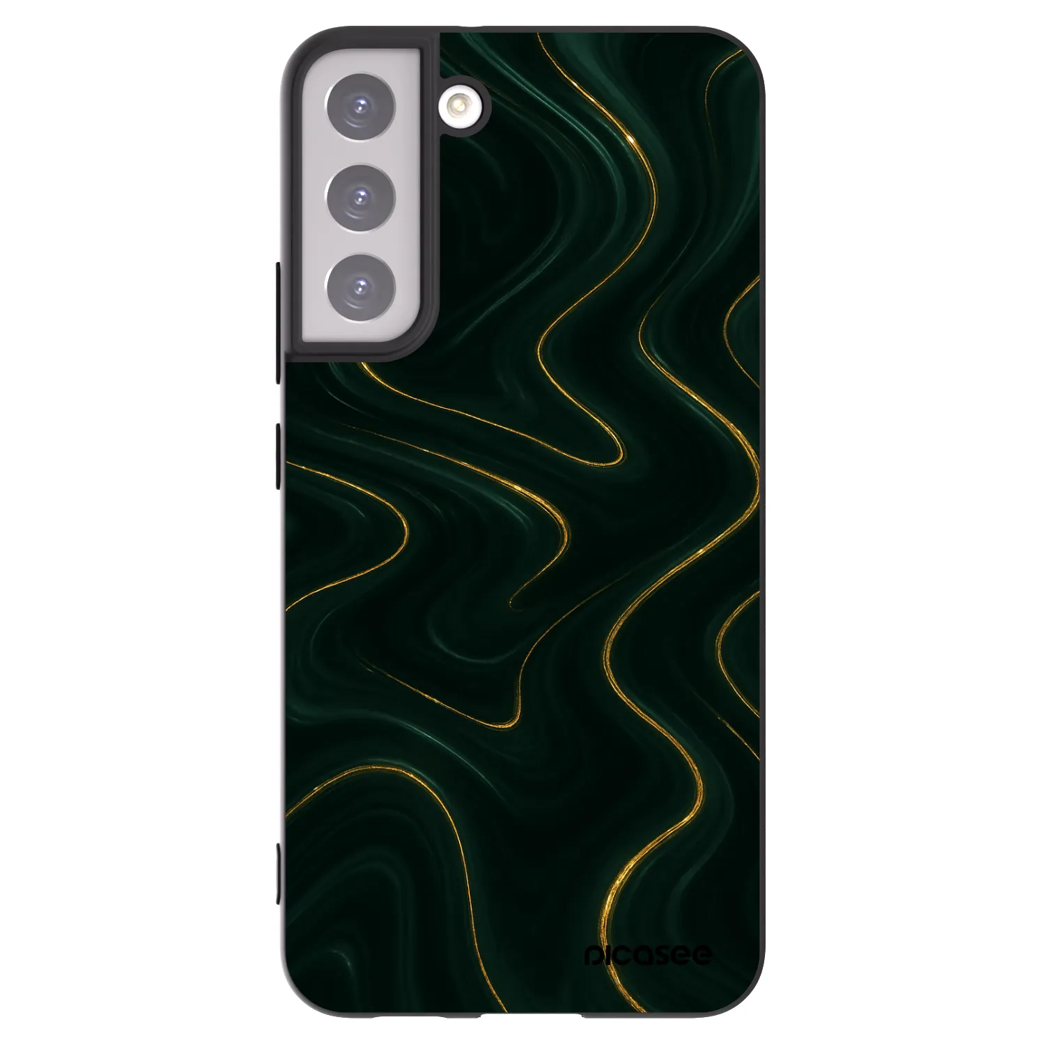 Picasee husă neagră din silicon pentru Samsung Galaxy S22+ 5G - Vawes