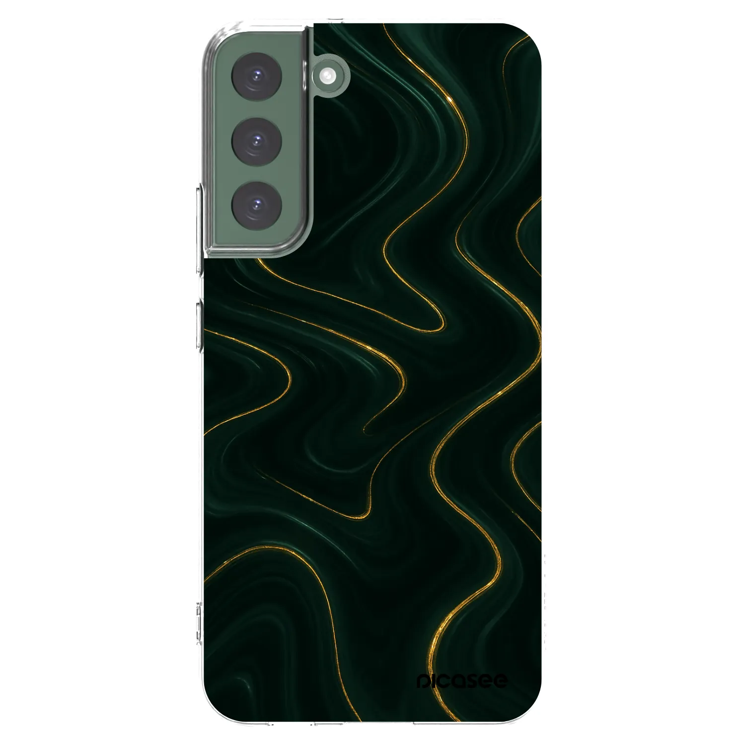 Picasee husă transparentă din silicon pentru Samsung Galaxy S22+ 5G - Vawes