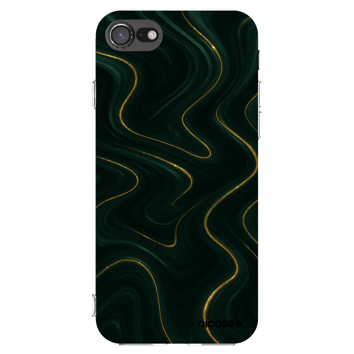 Picasee husă transparentă din silicon pentru Apple iPhone SE 2022 - Vawes