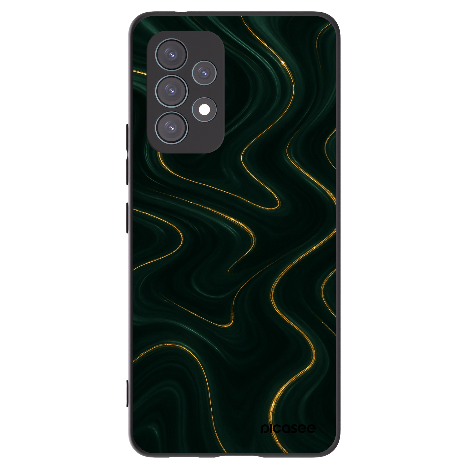 Picasee husă neagră din silicon pentru Samsung Galaxy A53 5G A536 - Vawes
