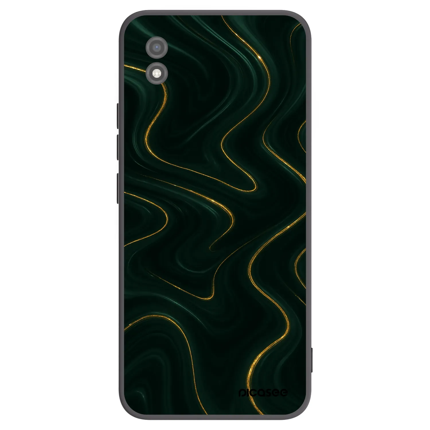 Picasee husă neagră din silicon pentru Realme C11 (2021) - Vawes