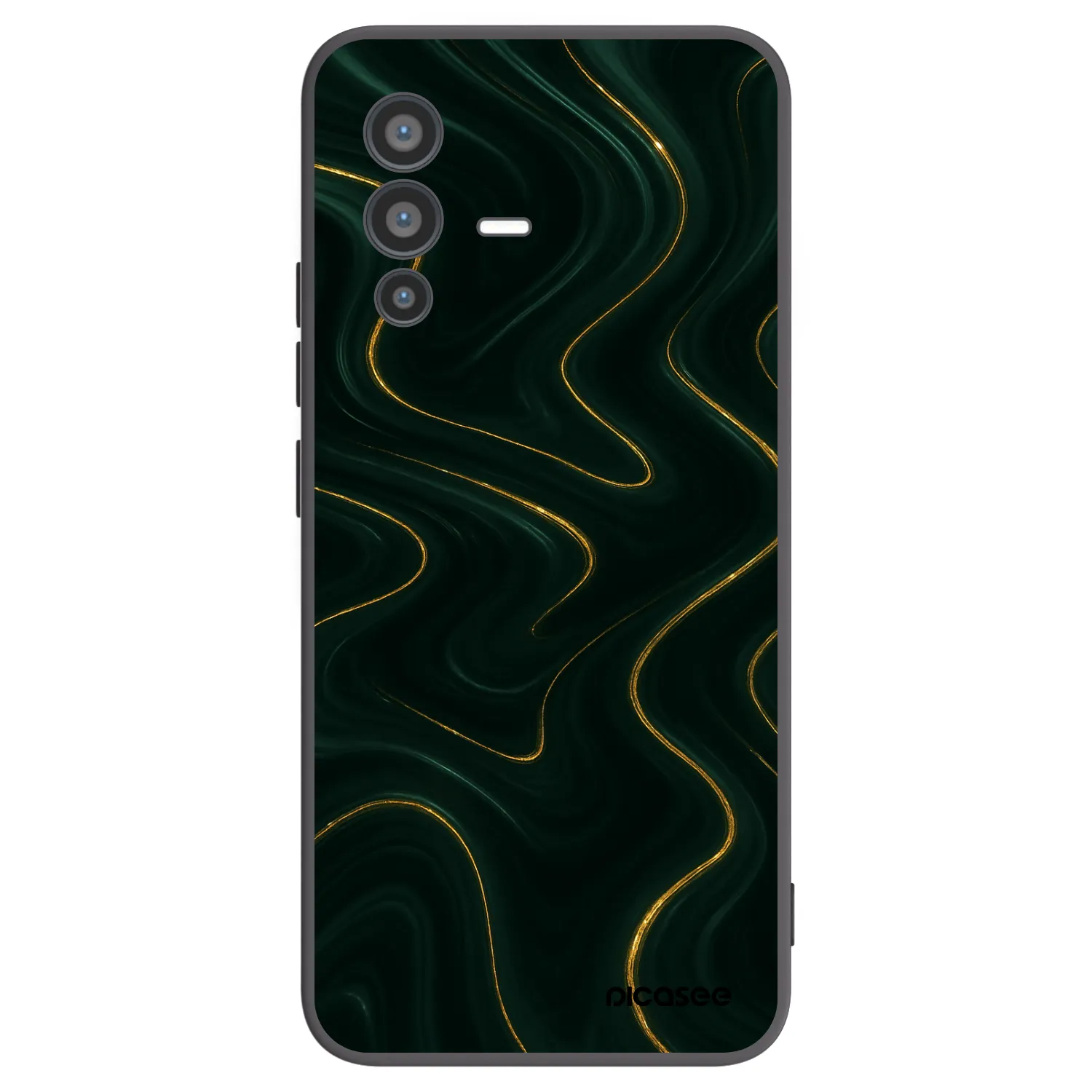 Picasee husă neagră din silicon pentru Vivo V23 5G - Vawes