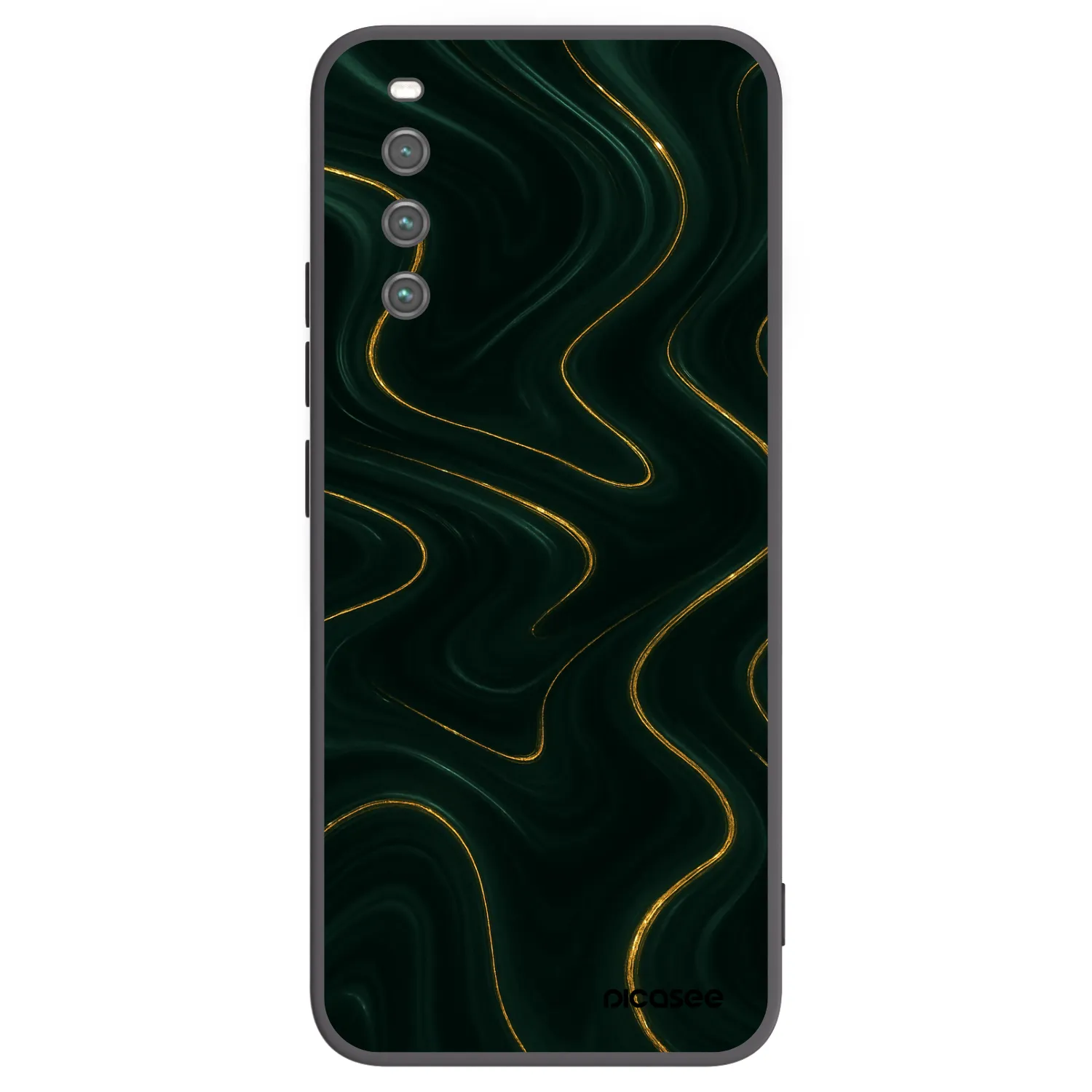 Picasee husă neagră din silicon pentru Sony Xperia 10 IV 5G - Vawes