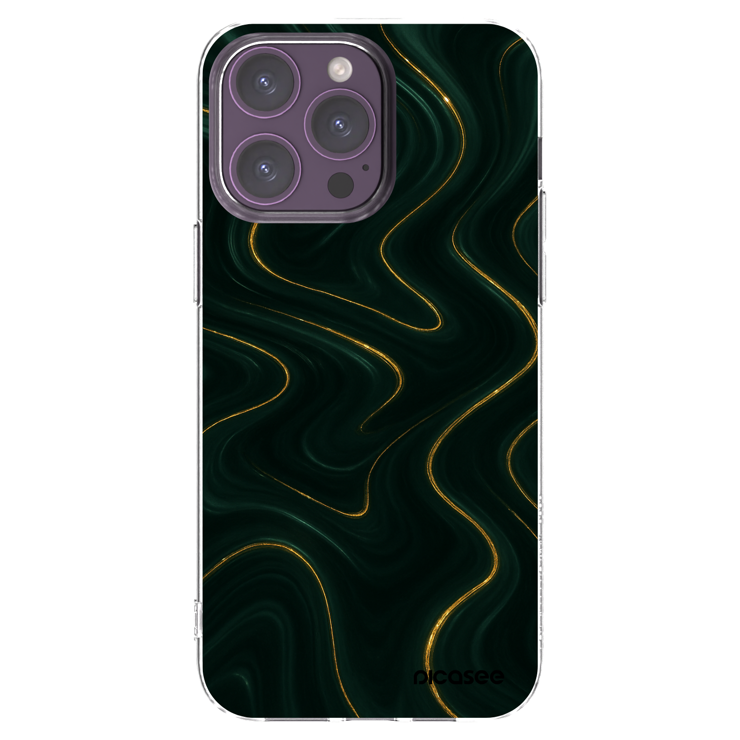 Picasee husă transparentă din silicon pentru Apple iPhone 14 Pro Max - Vawes