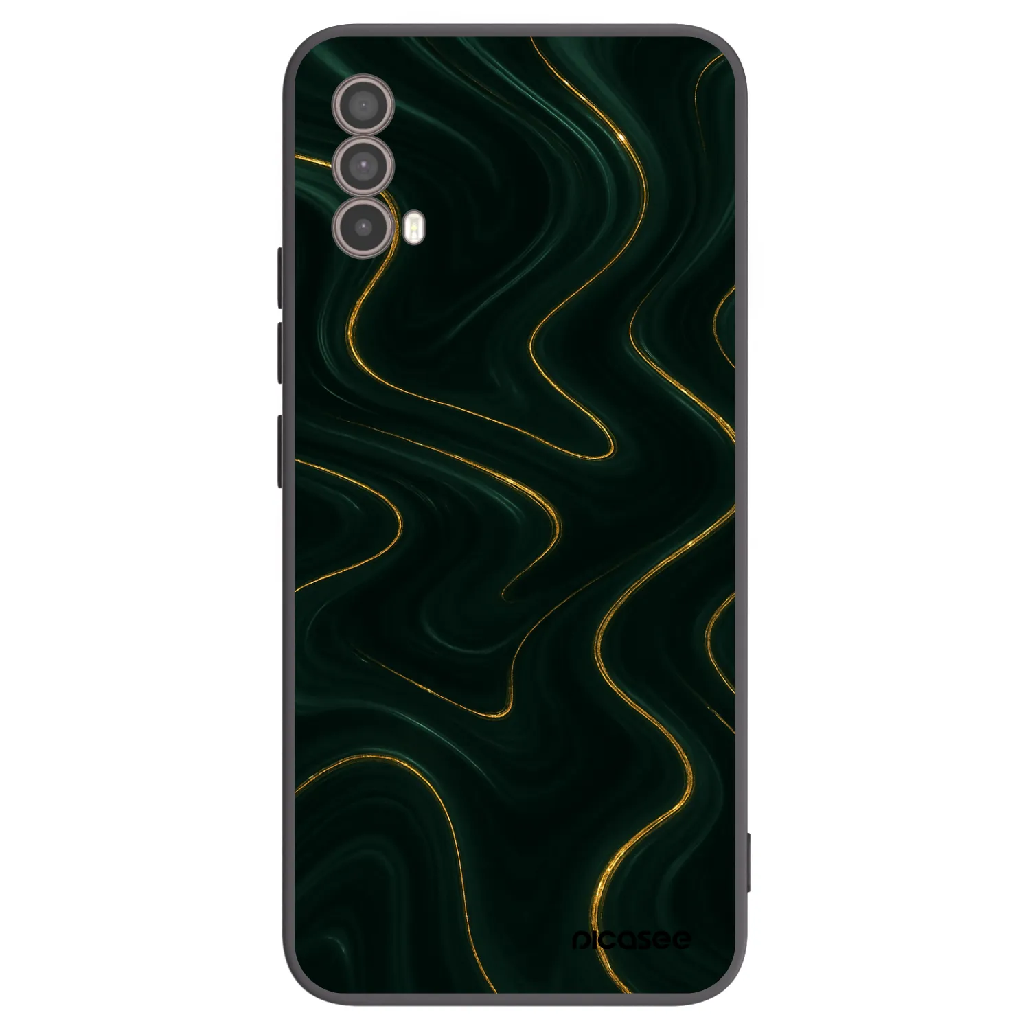 Picasee husă neagră din silicon pentru Motorola Moto E40 - Vawes
