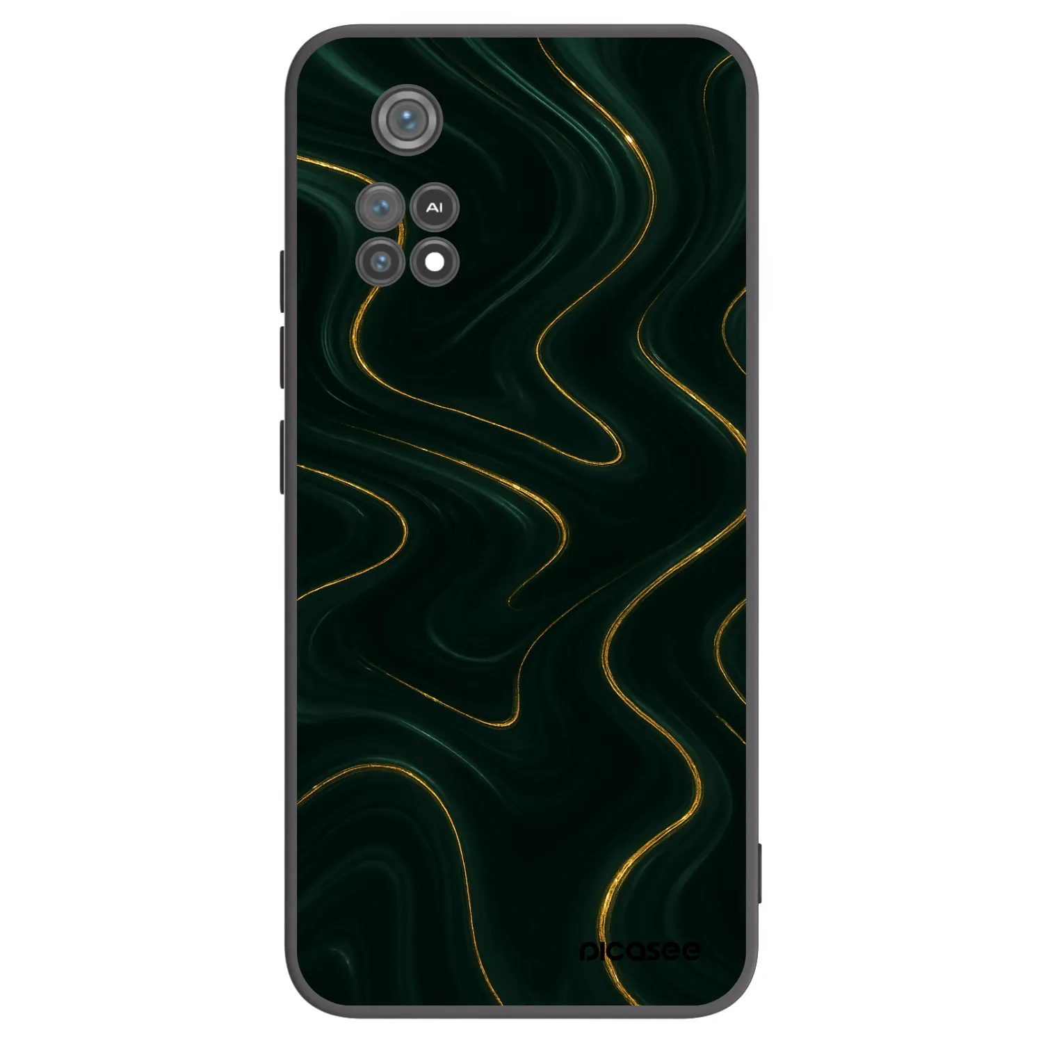 Picasee husă neagră din silicon pentru Xiaomi Poco M4 Pro - Vawes