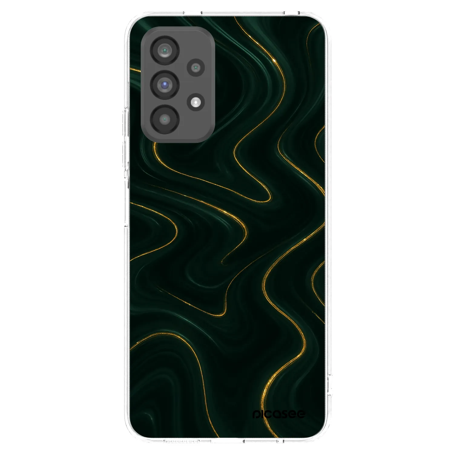 Picasee husă transparentă din silicon pentru Samsung Galaxy A73 5G - Vawes