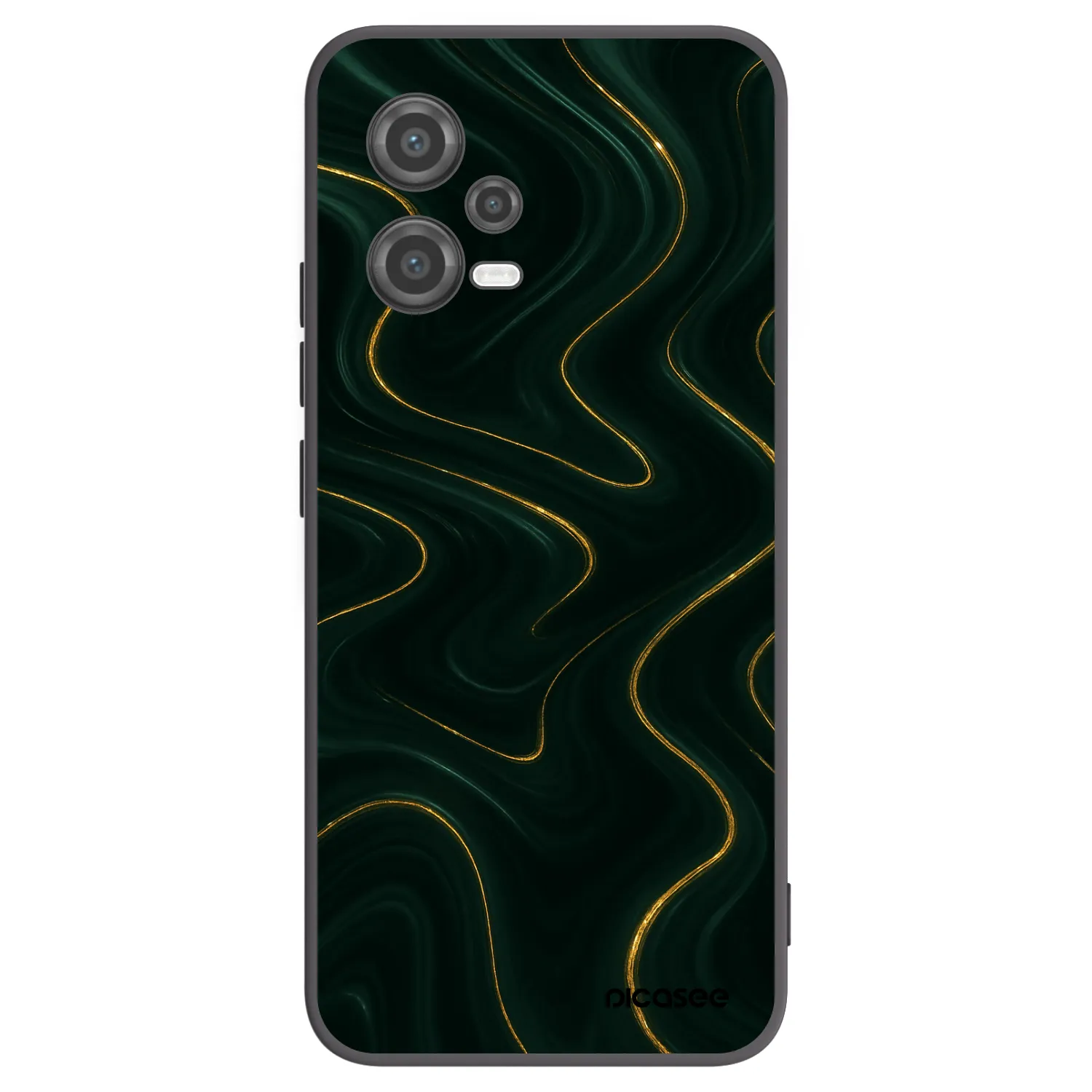 Picasee husă neagră din silicon pentru Xiaomi Poco X5 - Vawes