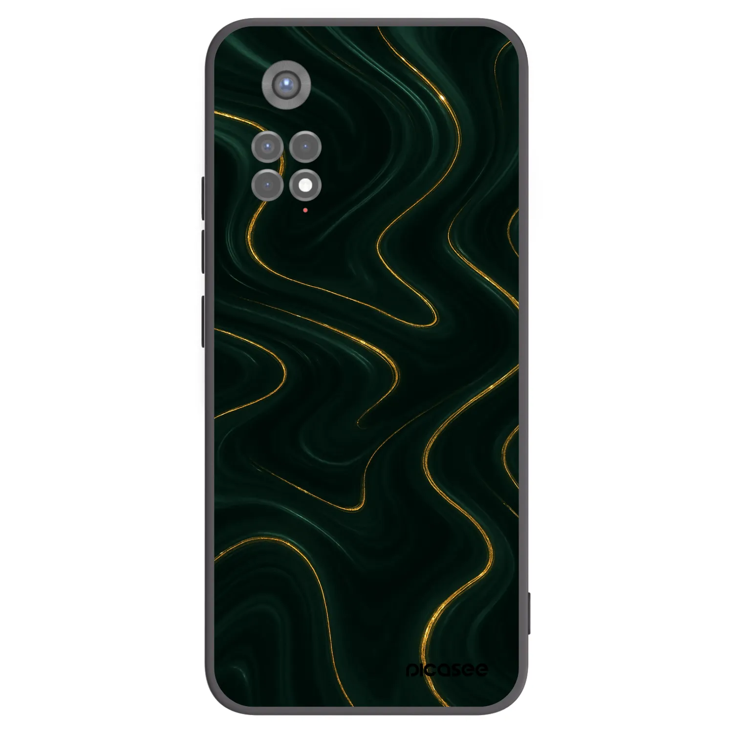 Picasee husă neagră din silicon pentru Xiaomi Redmi Note 11S 5G - Vawes