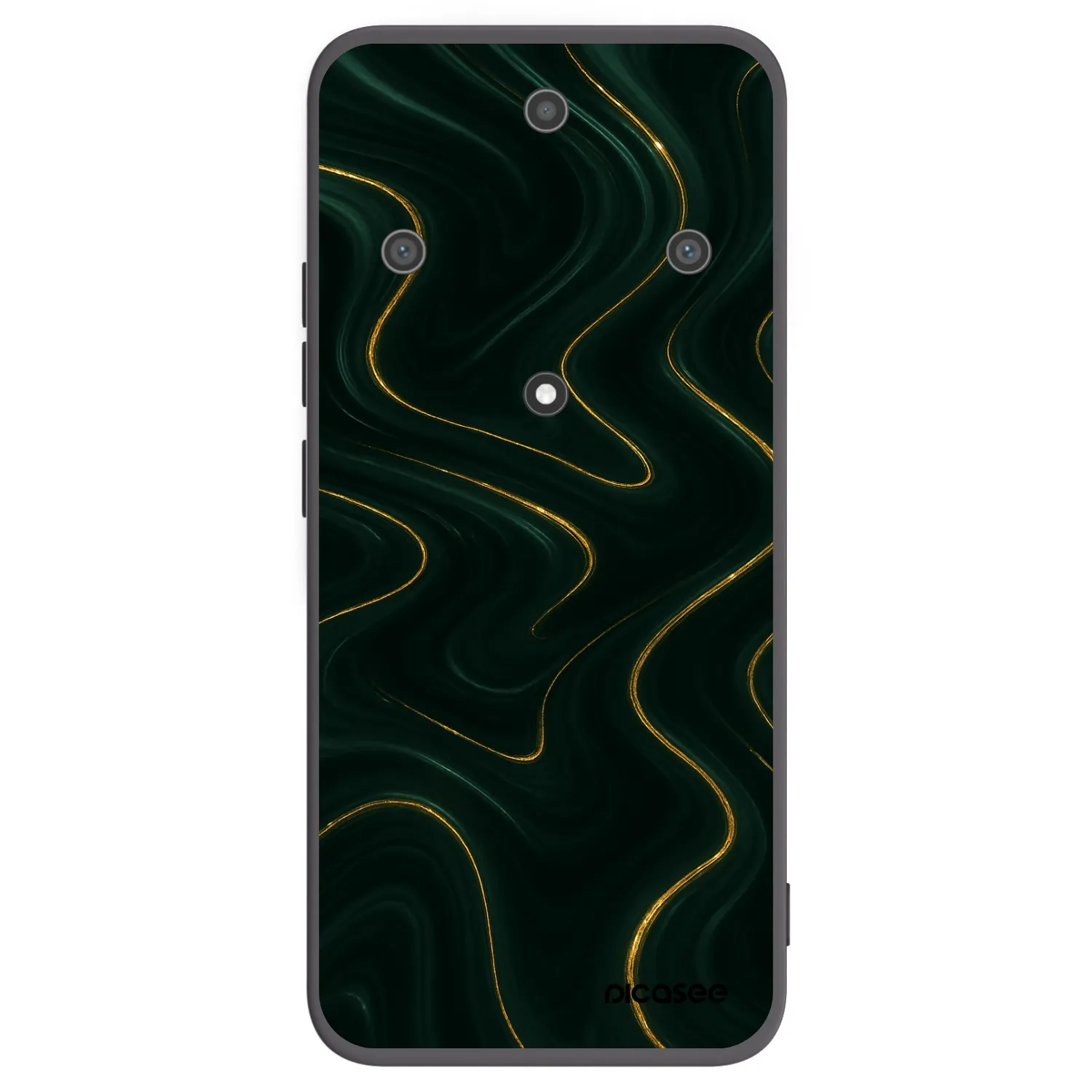Picasee husă neagră din silicon pentru Honor Magic5 Lite 5G - Vawes