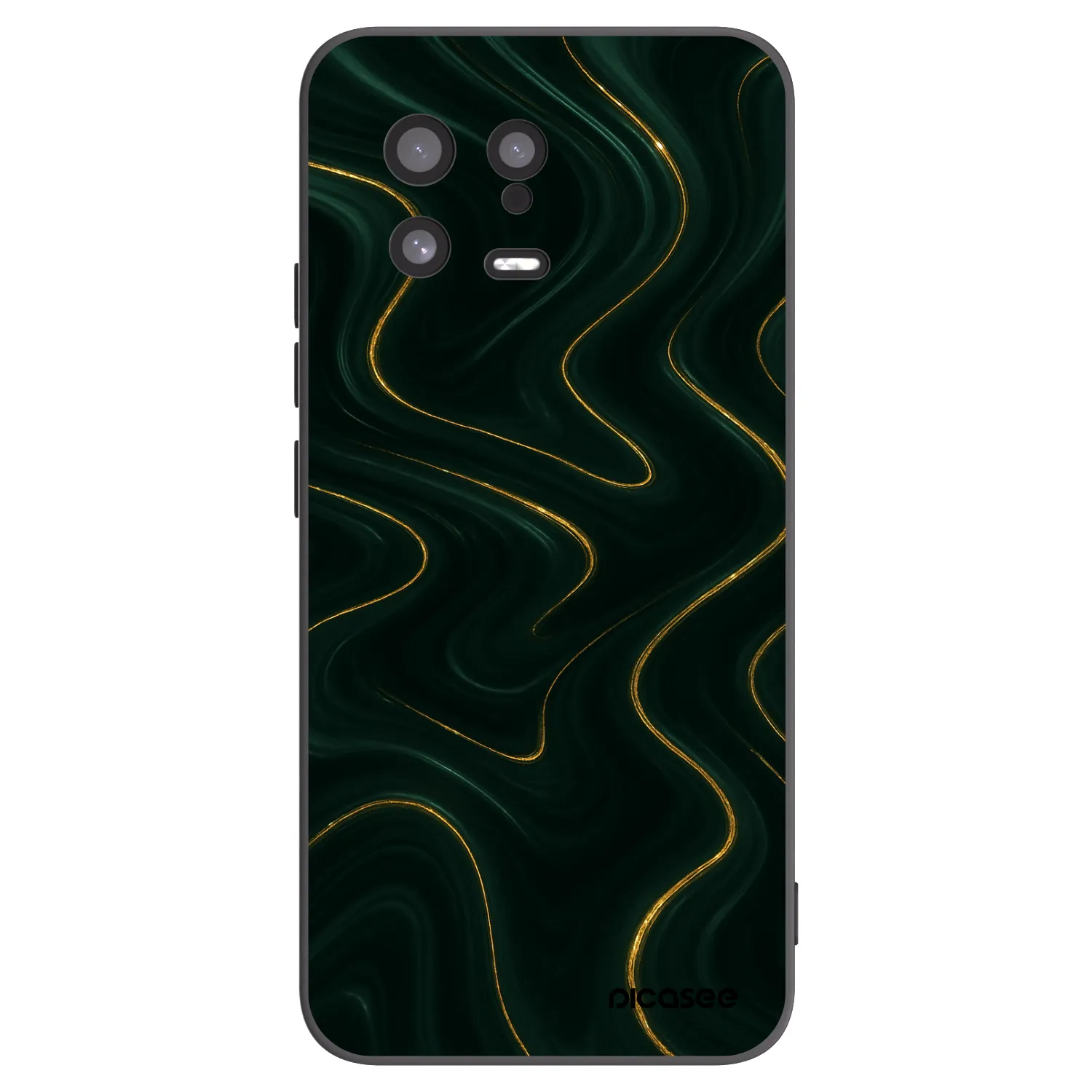 Picasee husă neagră din silicon pentru Xiaomi 13 - Vawes