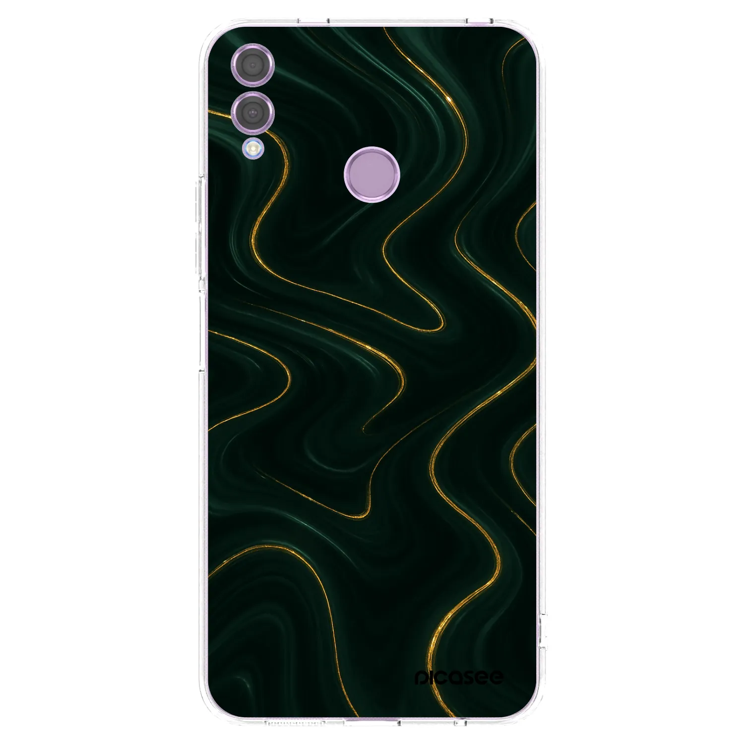Picasee husă transparentă din silicon pentru Honor 8X - Vawes