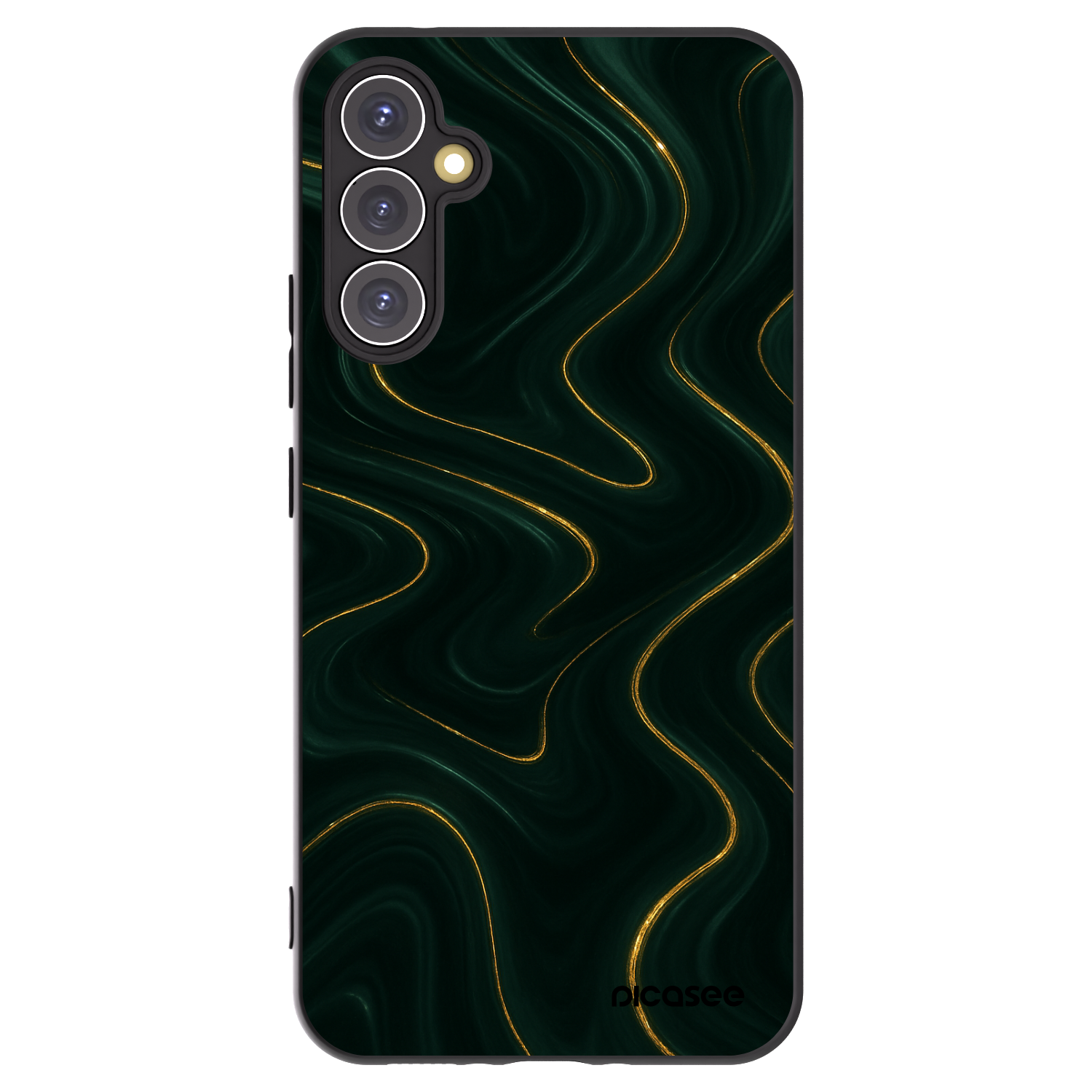 Picasee husă neagră din silicon pentru Samsung Galaxy A34 5G A346B - Vawes