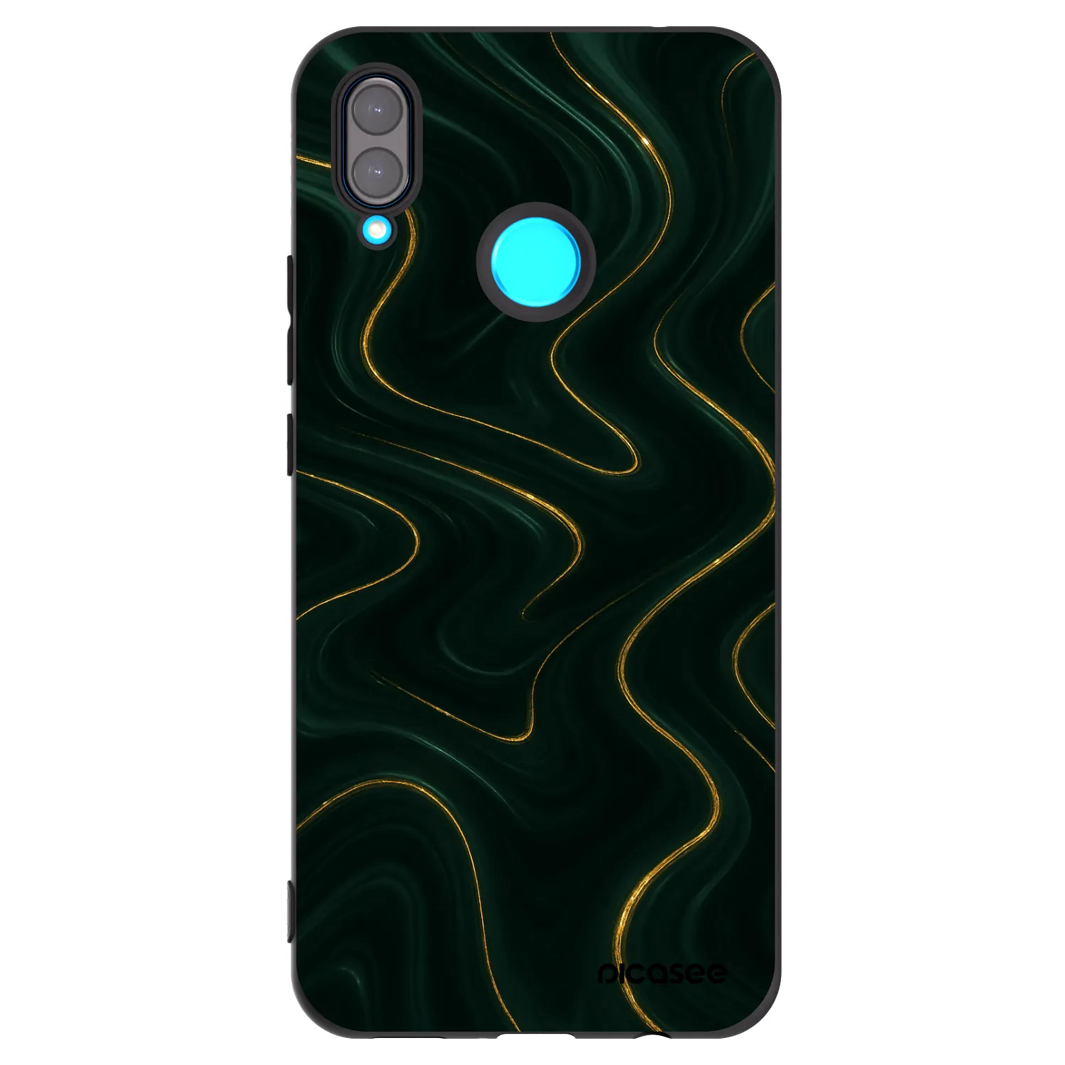 Picasee husă neagră din silicon pentru Huawei Nova 3i - Vawes