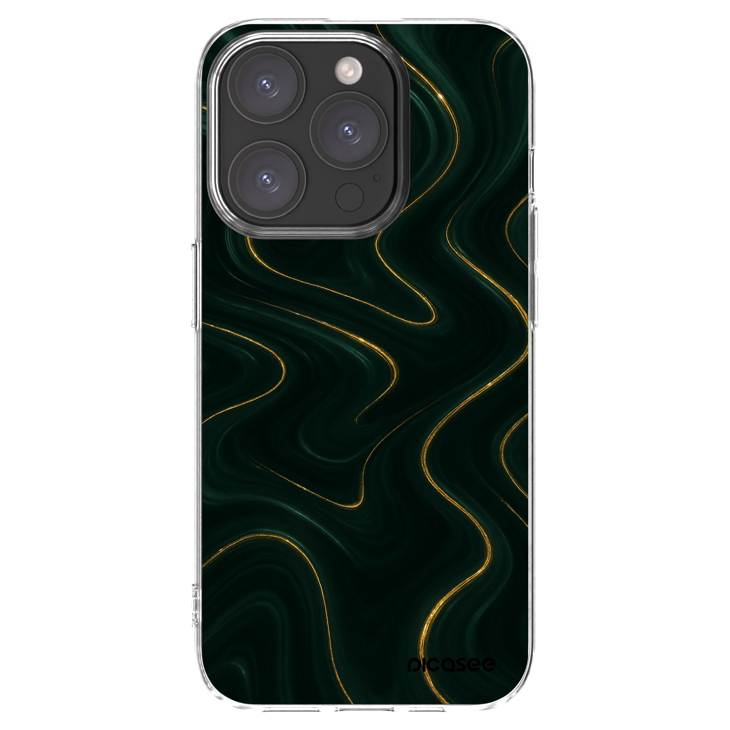 Picasee husă transparentă din silicon pentru Apple iPhone 15 Pro - Vawes