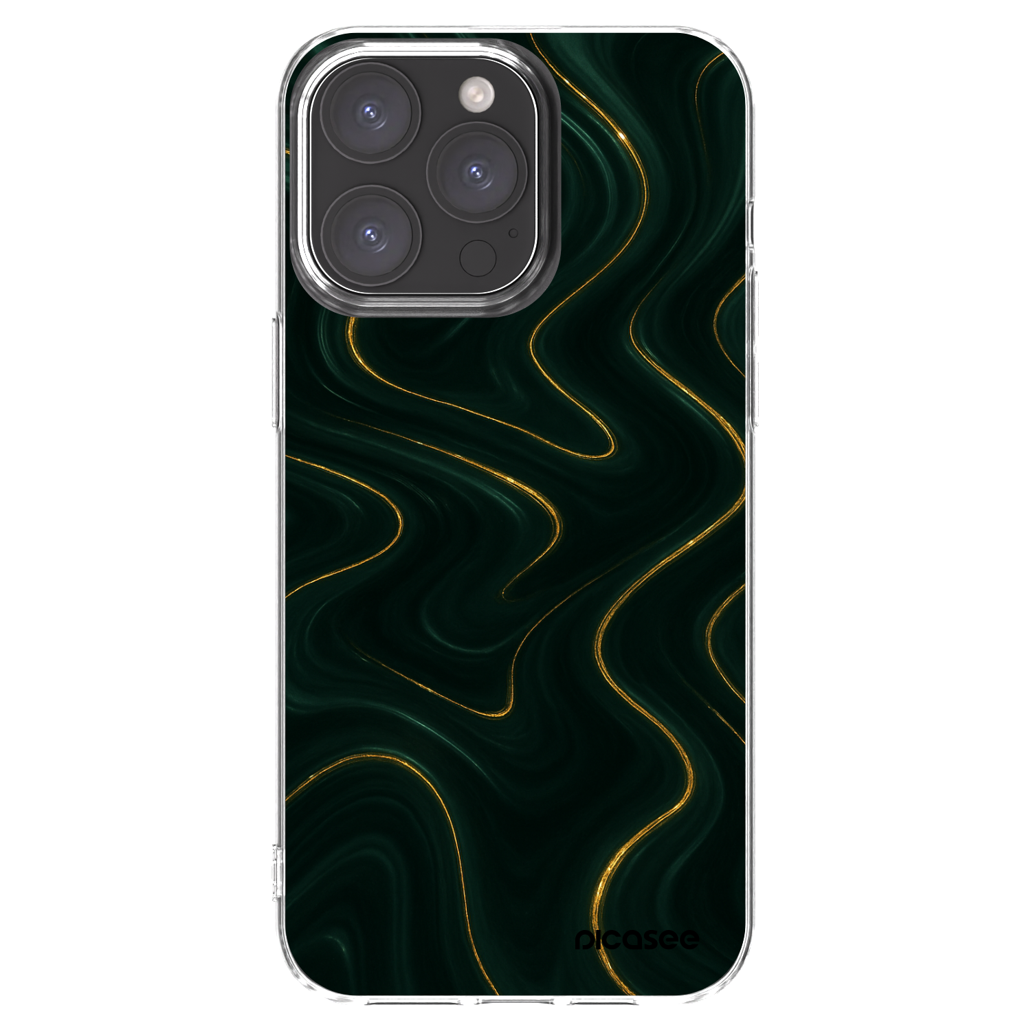 Picasee husă transparentă din silicon pentru Apple iPhone 15 Pro Max - Vawes