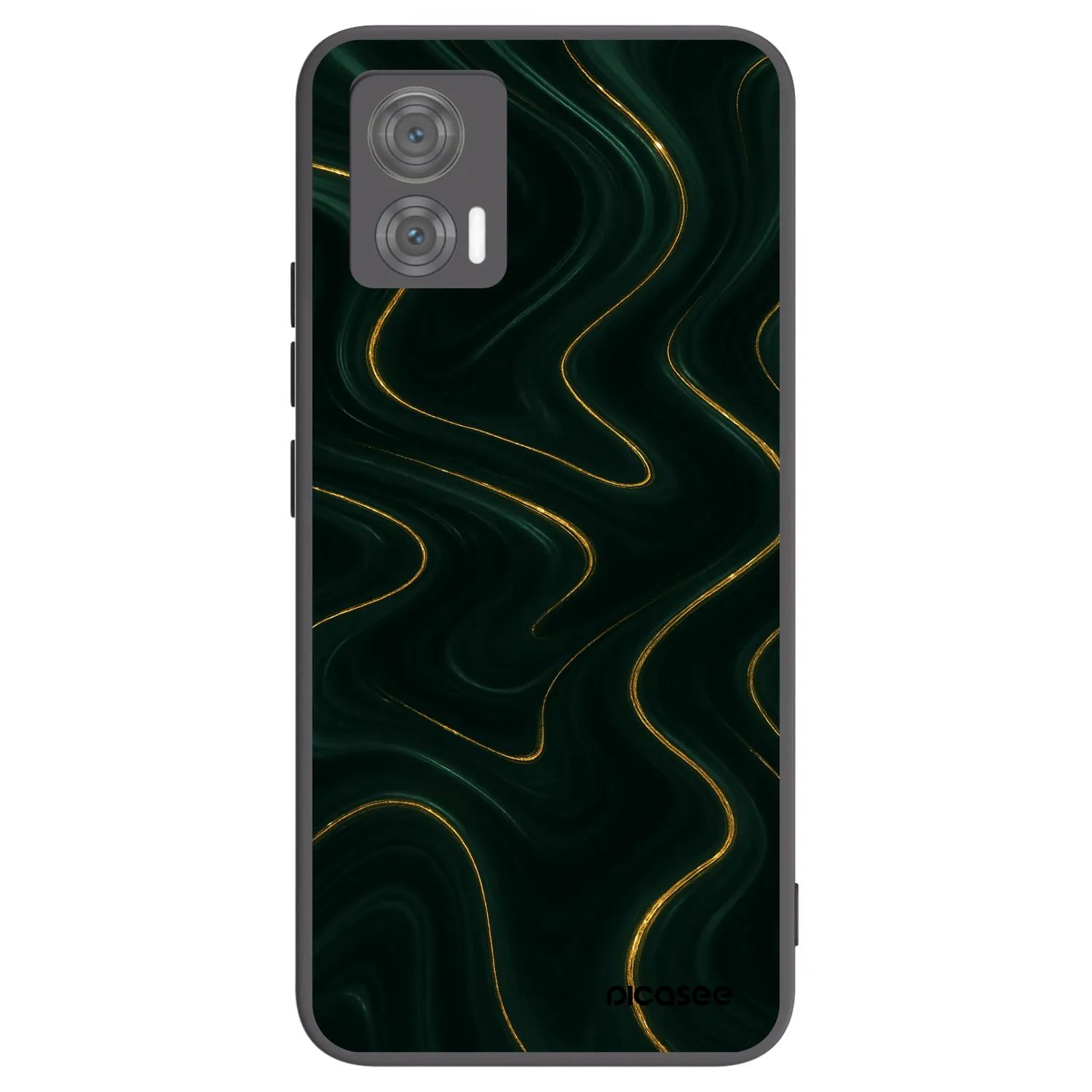 Picasee husă neagră din silicon pentru Motorola Edge 30 Neo - Vawes
