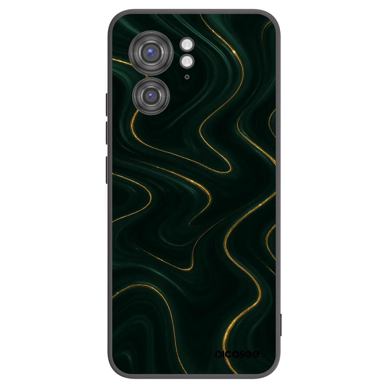 Picasee husă neagră din silicon pentru Motorola Edge 40 - Vawes