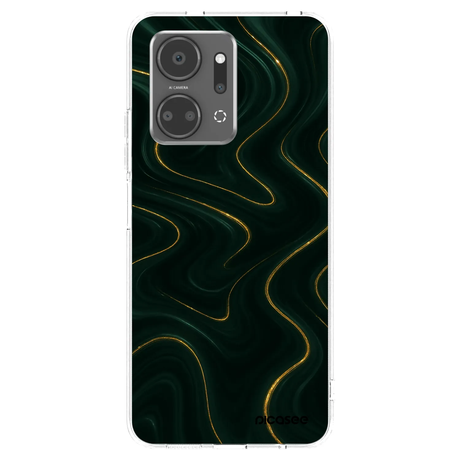 Picasee husă transparentă din silicon pentru Honor X7a - Vawes