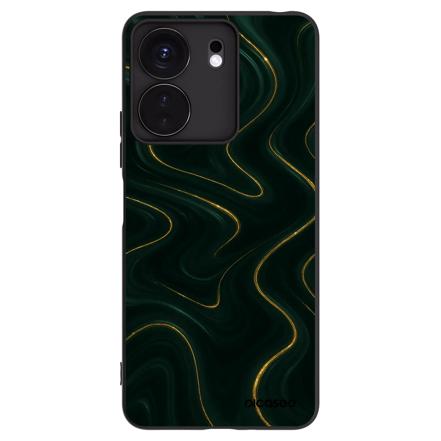 Picasee husă neagră din silicon pentru Xiaomi Redmi 13C 4G - Vawes