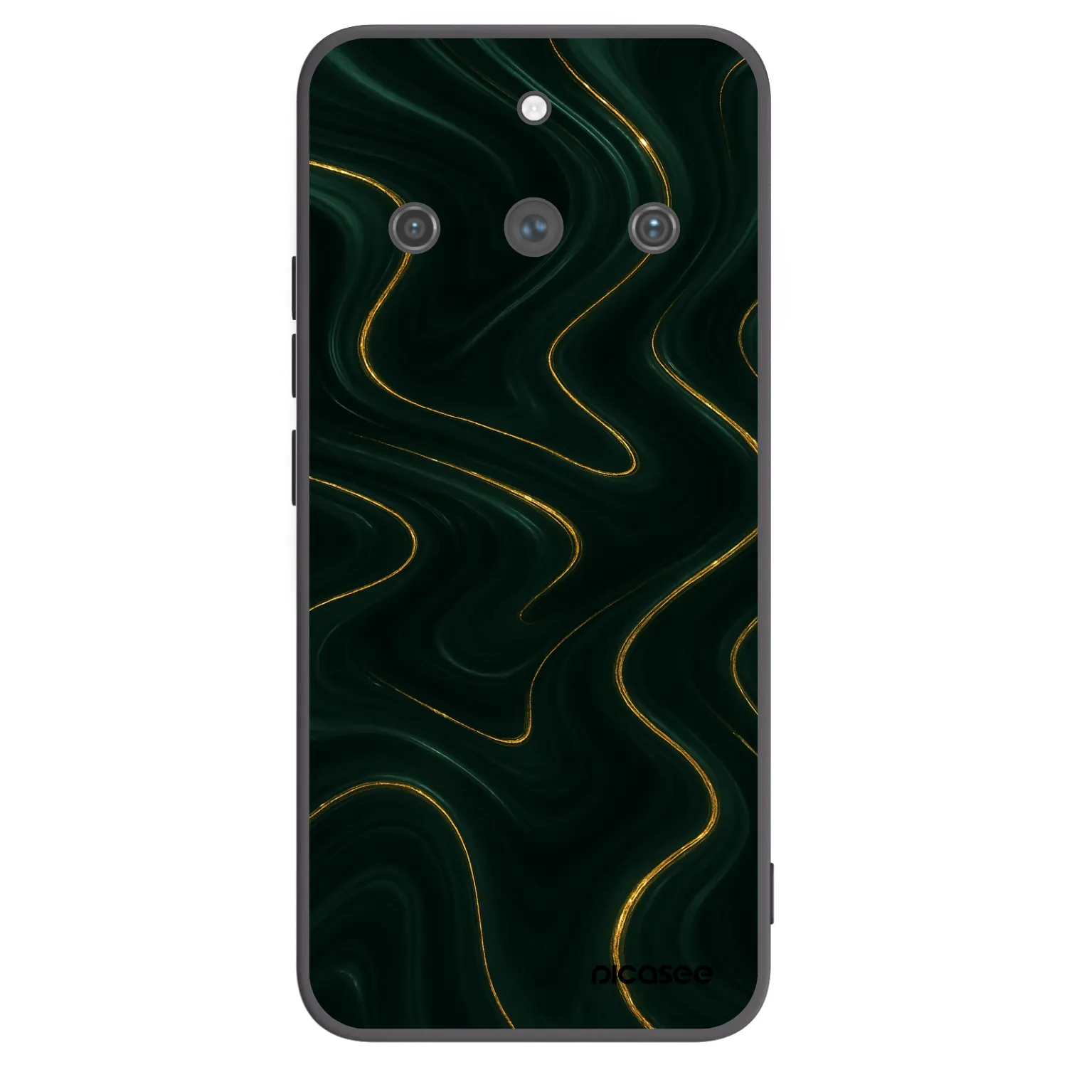 Picasee husă neagră din silicon pentru Realme 11 Pro+ - Vawes