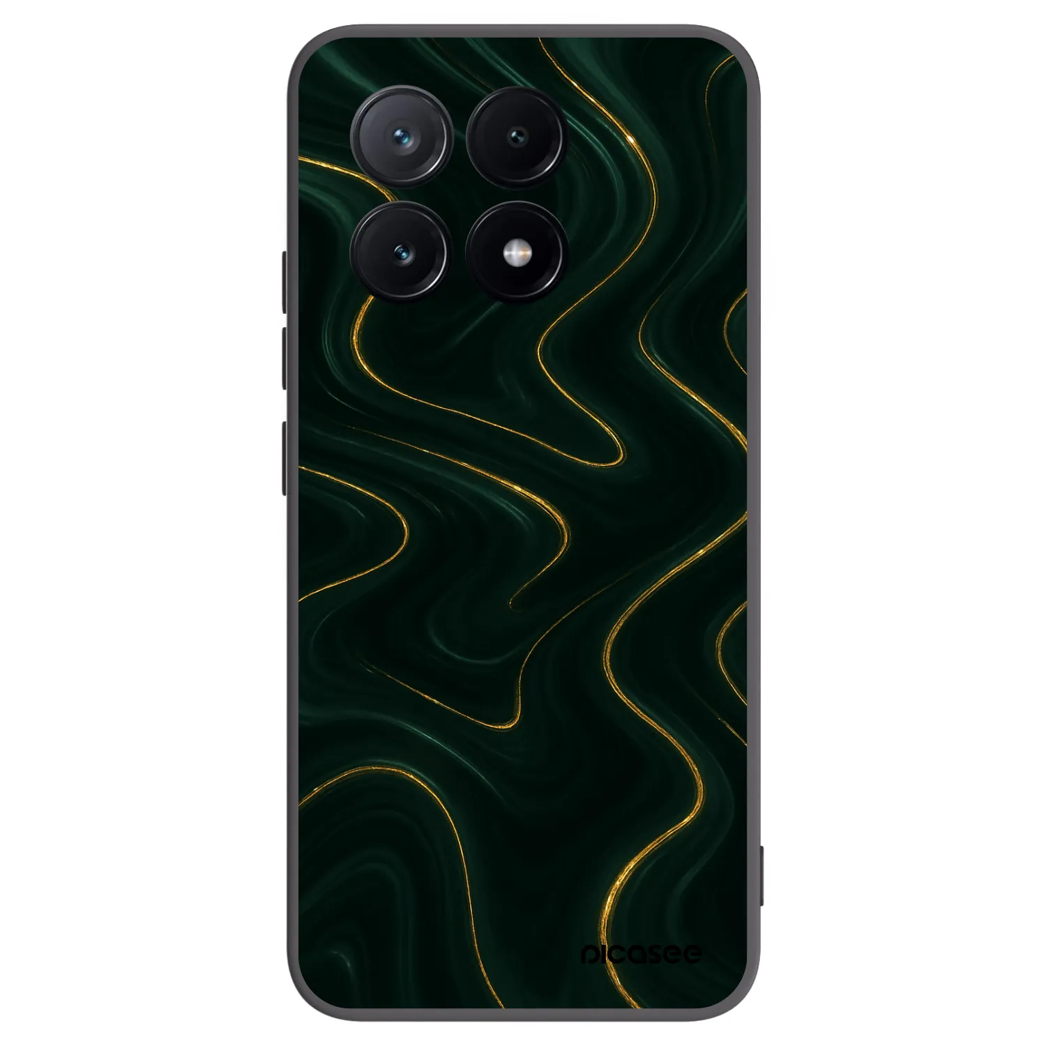 Picasee husă neagră din silicon pentru Xiaomi Poco X6 Pro - Vawes