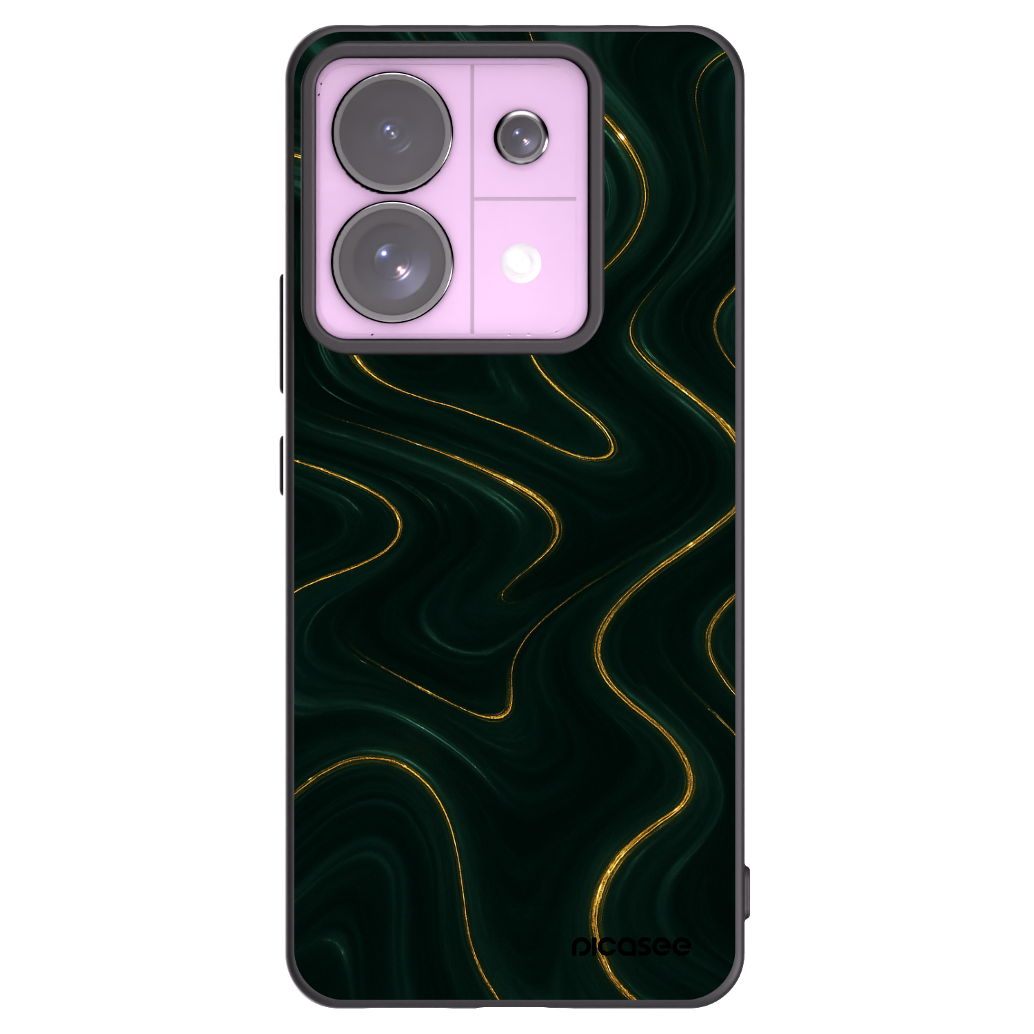 Picasee husă neagră din silicon pentru Xiaomi Redmi Note 13 Pro 5G - Vawes