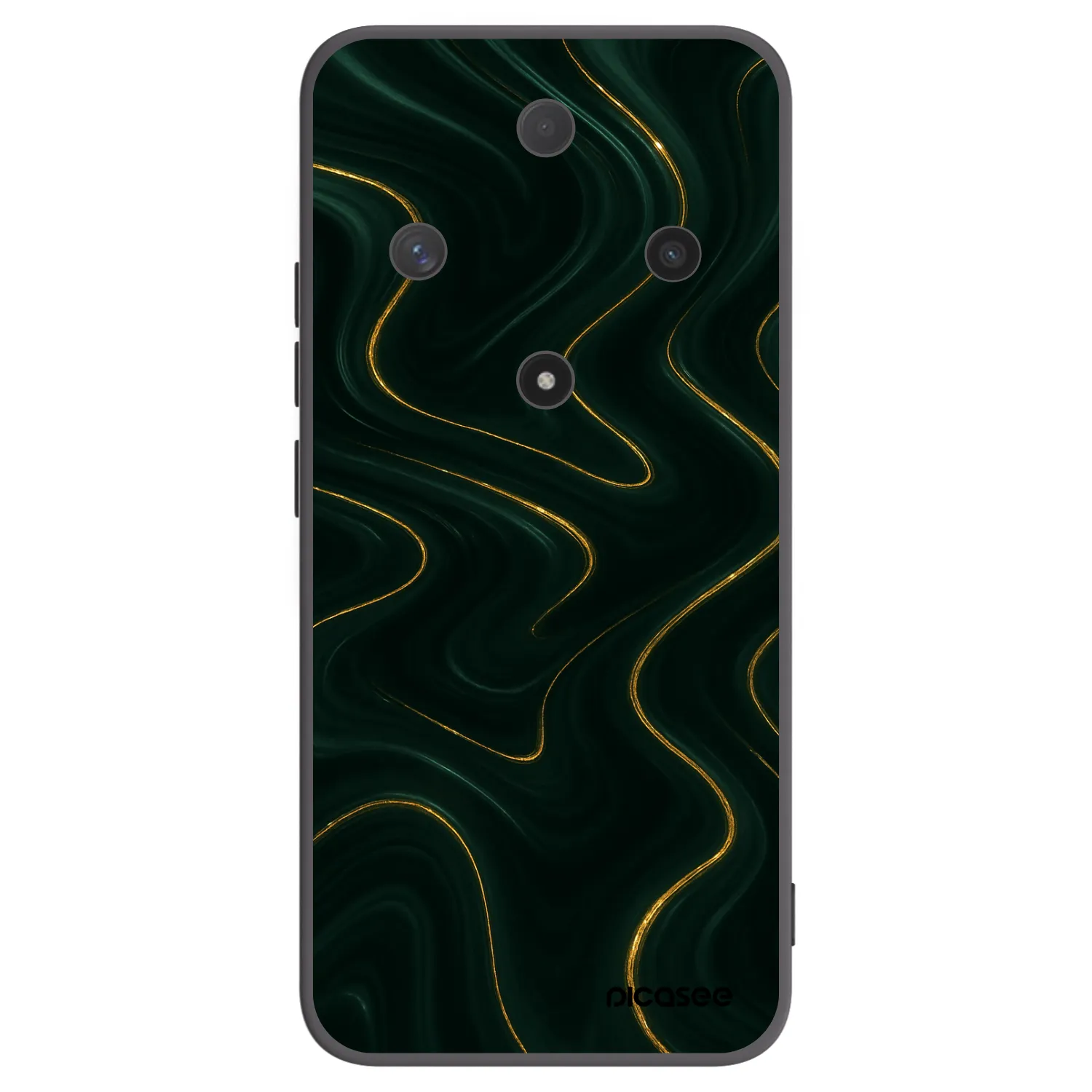 Picasee husă neagră din silicon pentru Honor Magic6 Lite 5G - Vawes