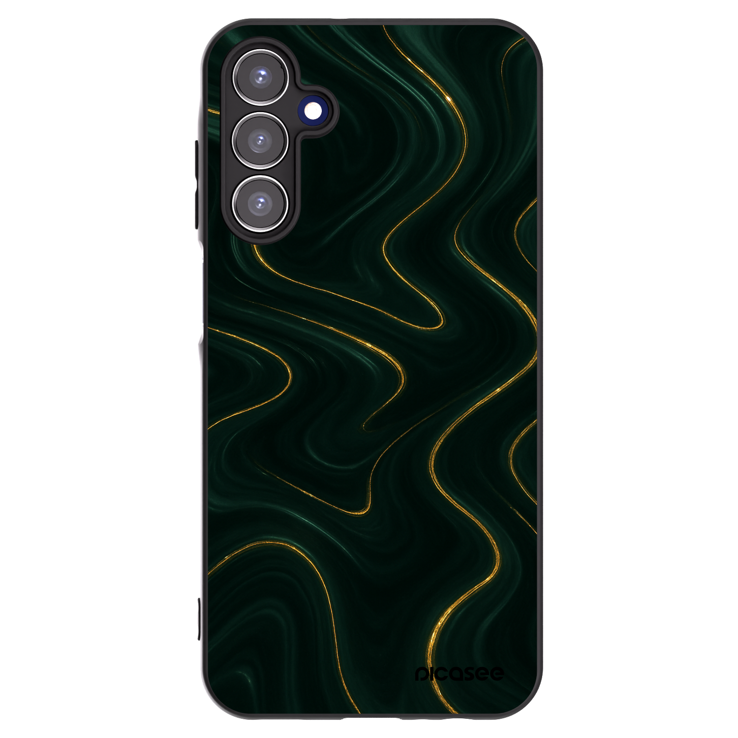 Picasee husă neagră din silicon pentru Samsung Galaxy A15 A156B 5G - Vawes