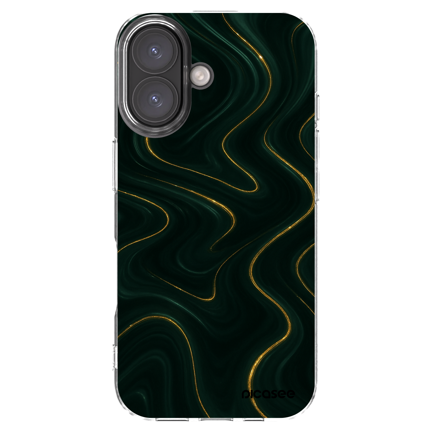 Picasee husă transparentă din silicon pentru Apple iPhone 16 - Vawes