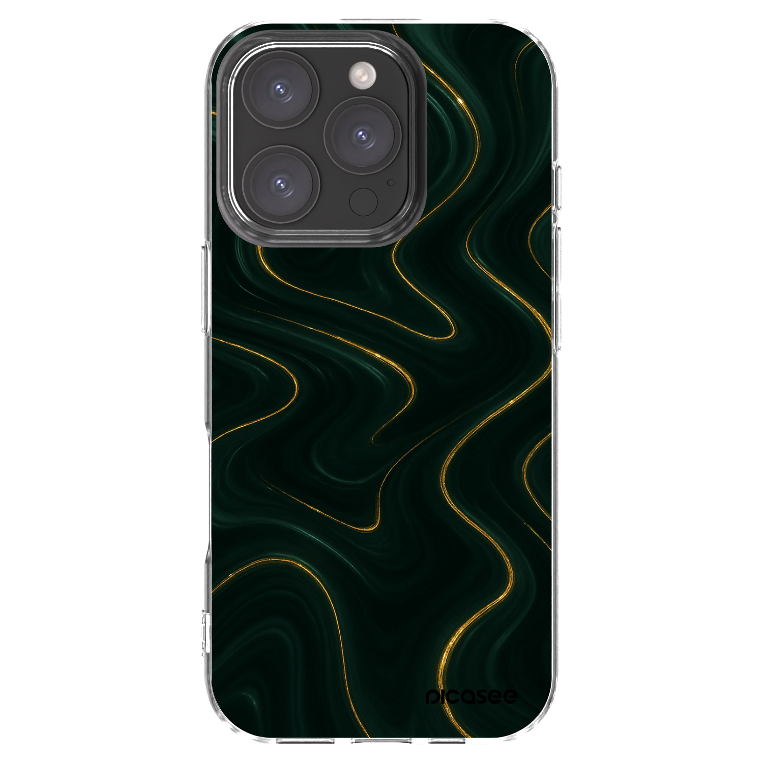 Picasee husă transparentă din silicon pentru Apple iPhone 16 Pro - Vawes