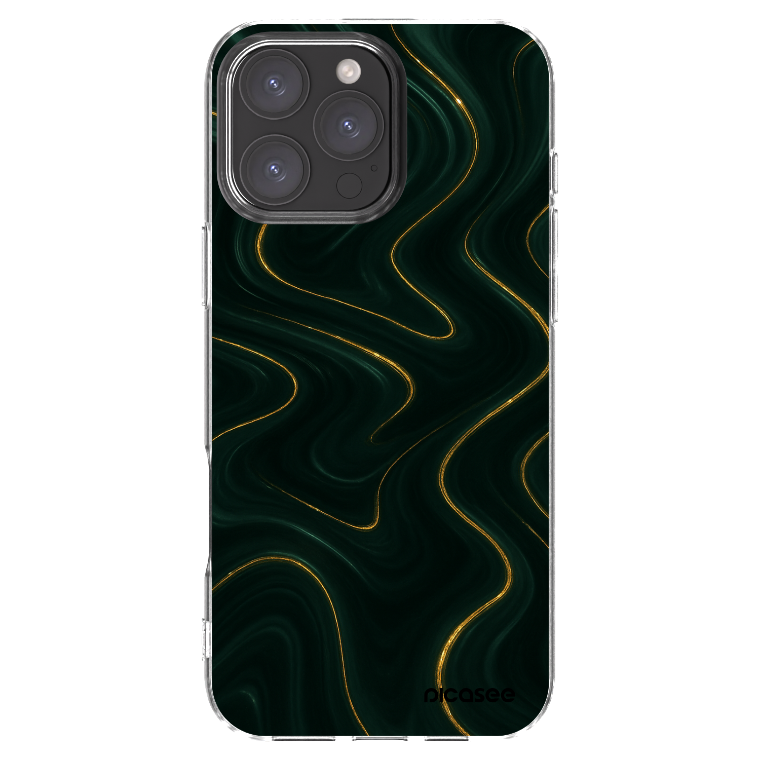 Picasee husă transparentă din silicon pentru Apple iPhone 16 Pro Max - Vawes