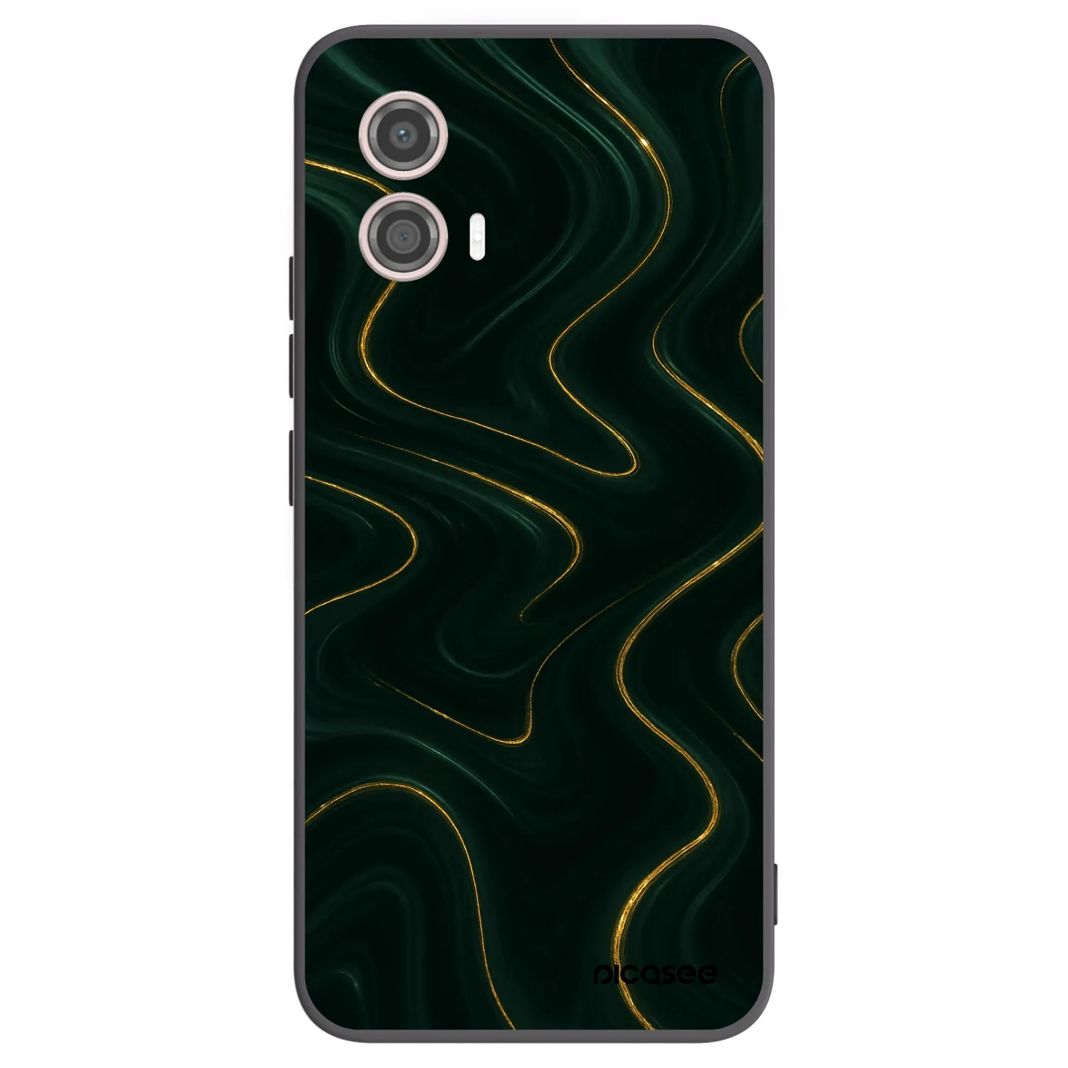 Picasee husă neagră din silicon pentru Motorola Moto G53 5G - Vawes