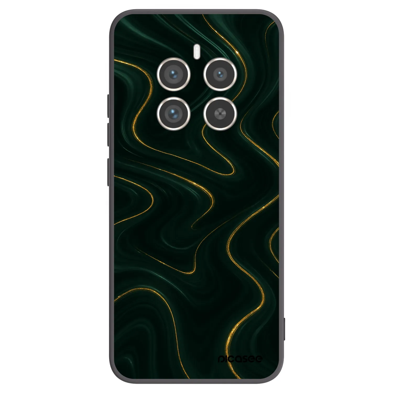 Picasee husă neagră din silicon pentru Realme 12 Pro 5G - Vawes