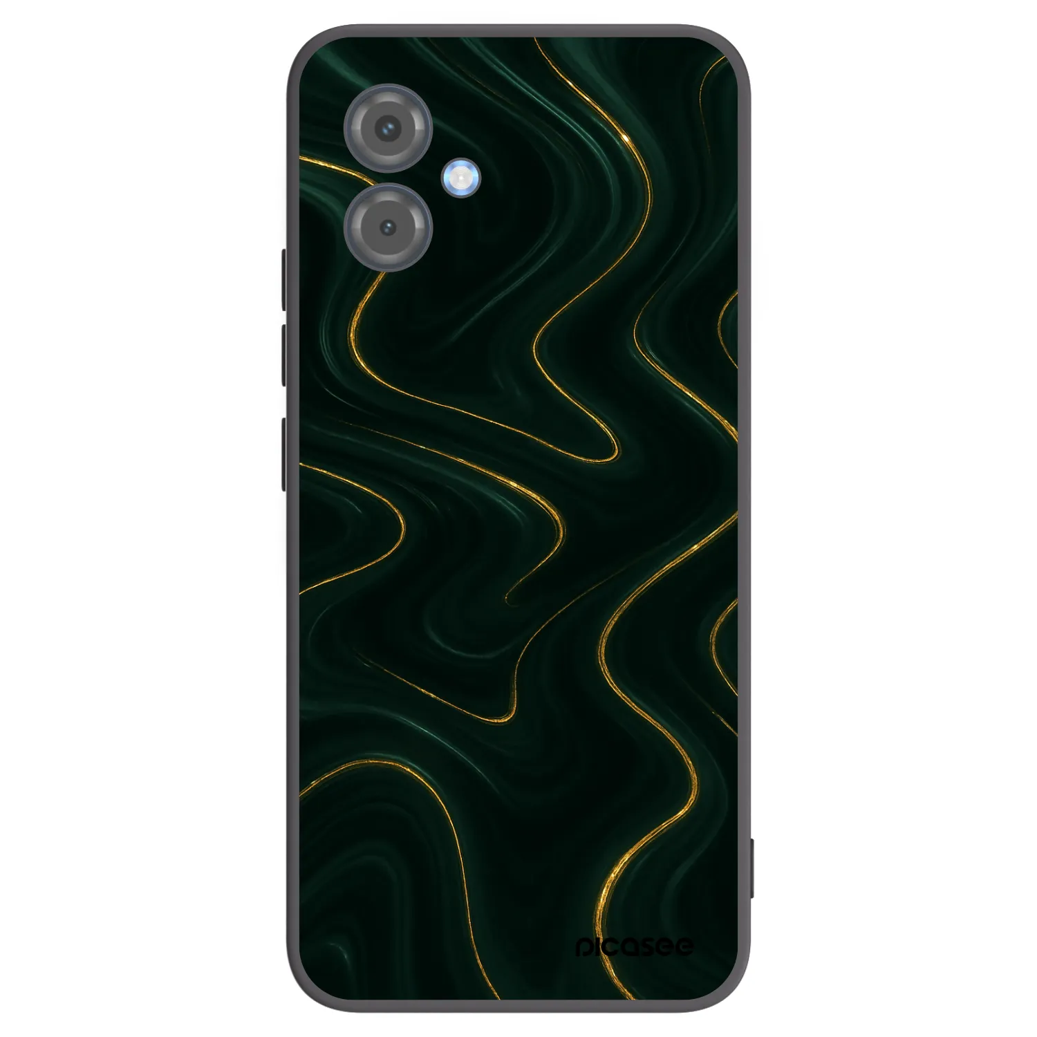 Picasee husă neagră din silicon pentru Motorola Moto G14 - Vawes