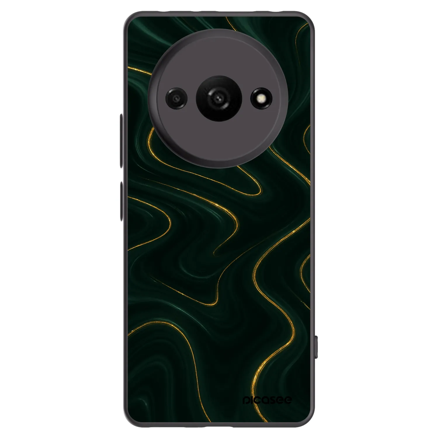 Picasee husă neagră din silicon pentru Xiaomi Redmi A3 - Vawes