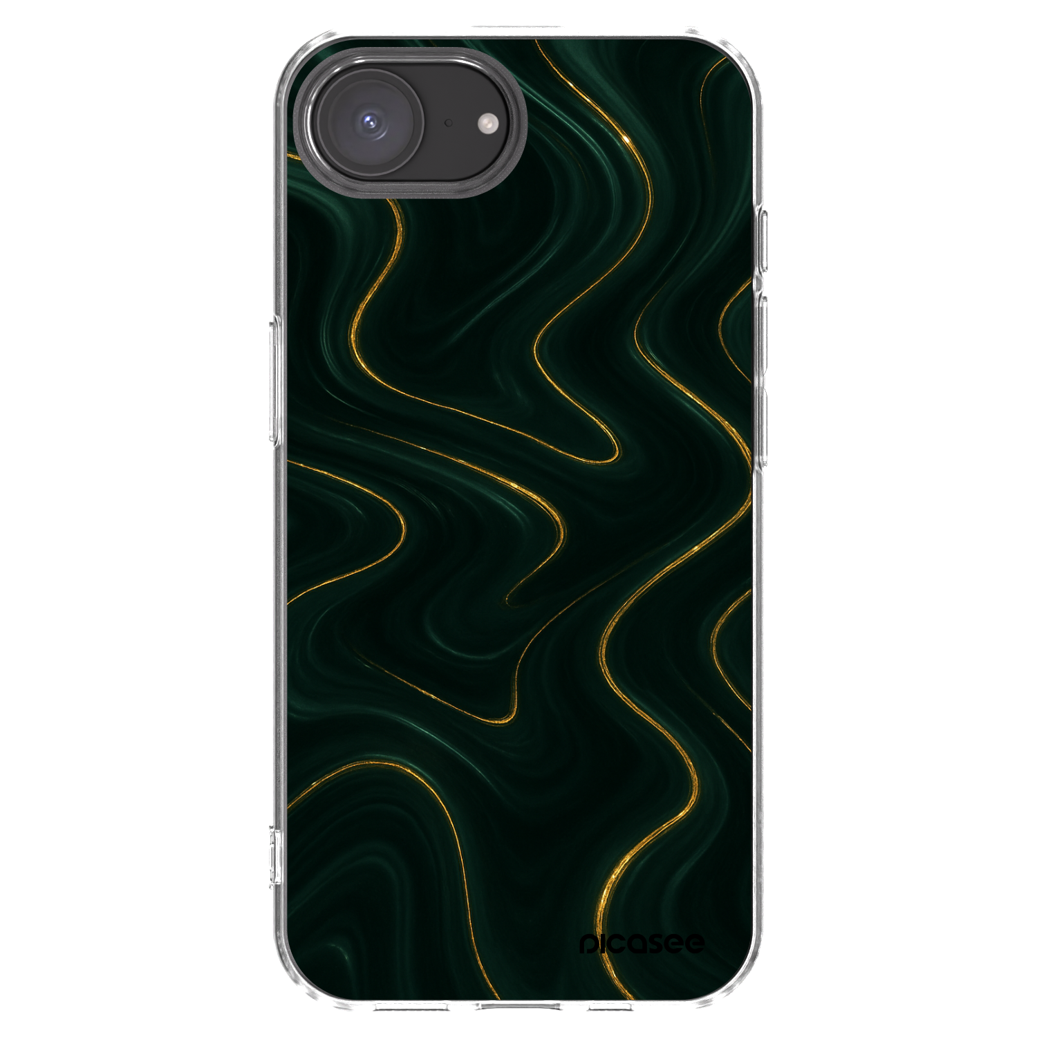 Picasee husă transparentă din silicon pentru Apple iPhone 16e - Vawes