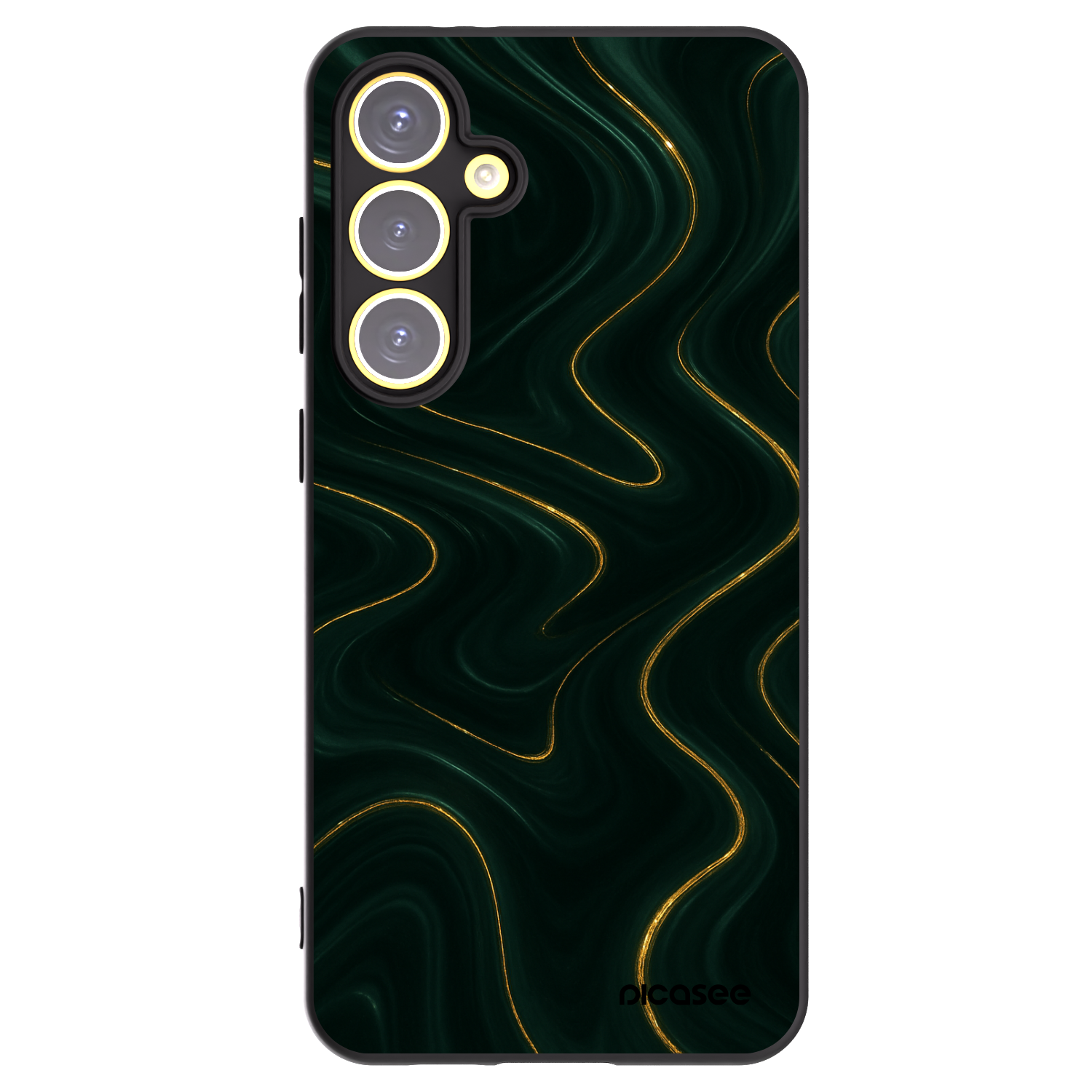 Picasee husă neagră din silicon pentru Samsung Galaxy S24 FE S721B - Vawes