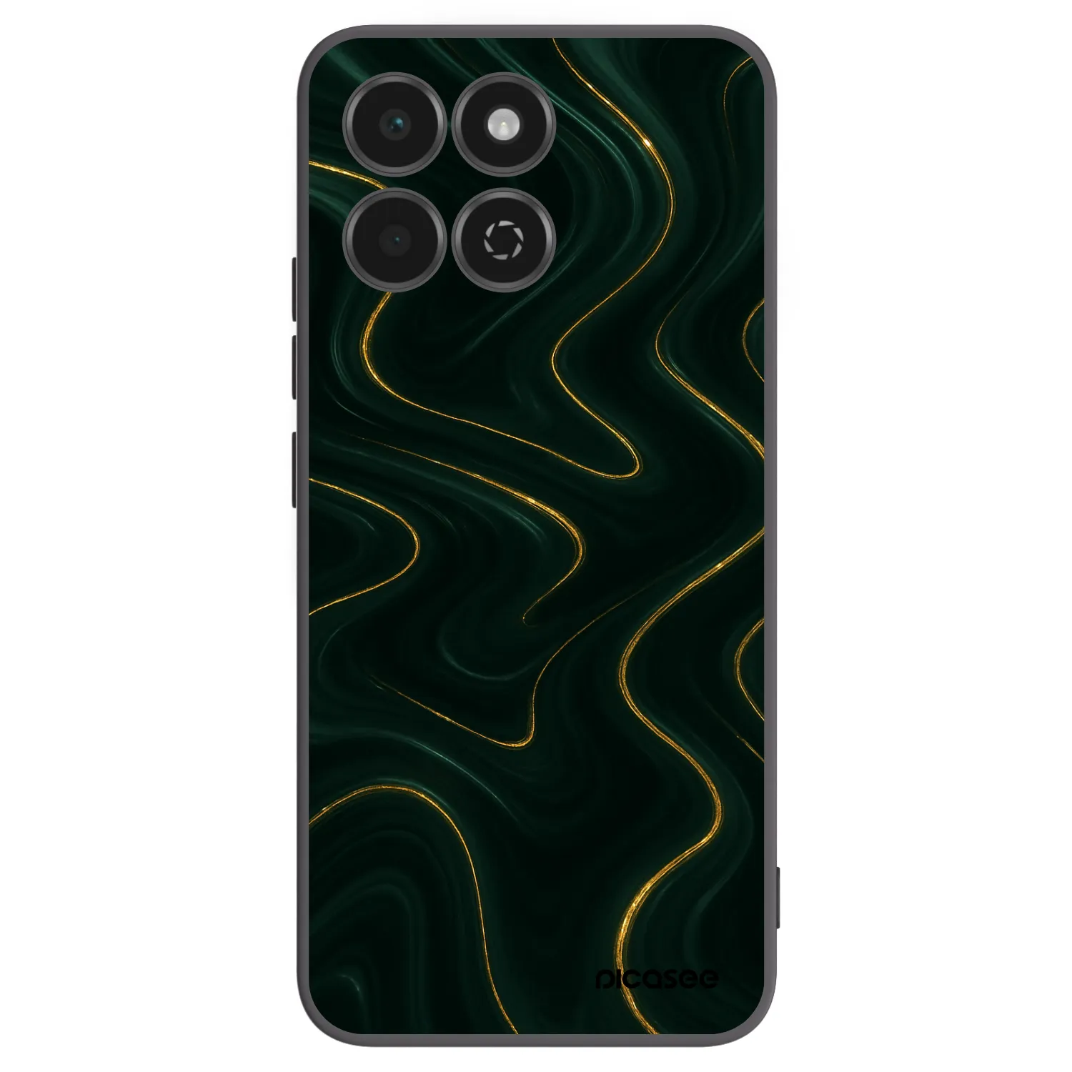 Picasee husă neagră din silicon pentru Honor 200 Smart 5G - Vawes