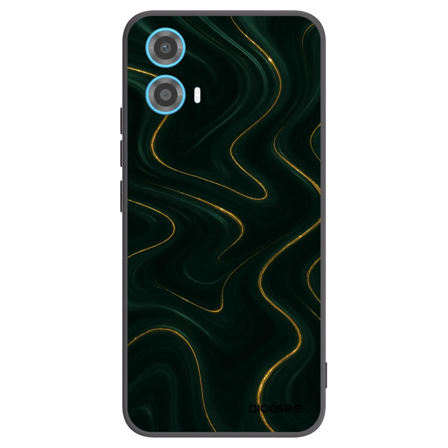 Picasee husă neagră din silicon pentru Motorola Moto G34 5G - Vawes
