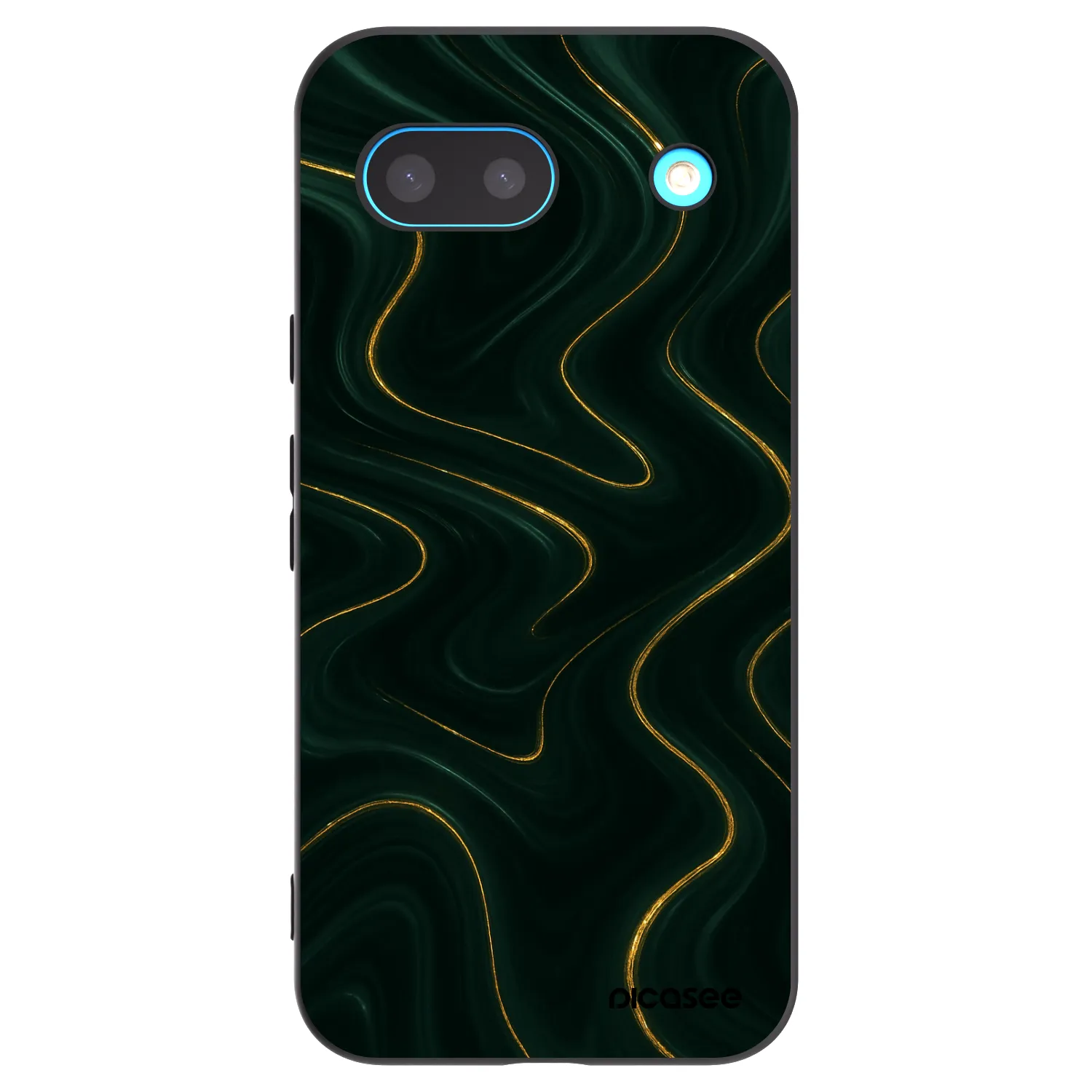 Picasee husă neagră din silicon pentru Google Pixel 8a - Vawes