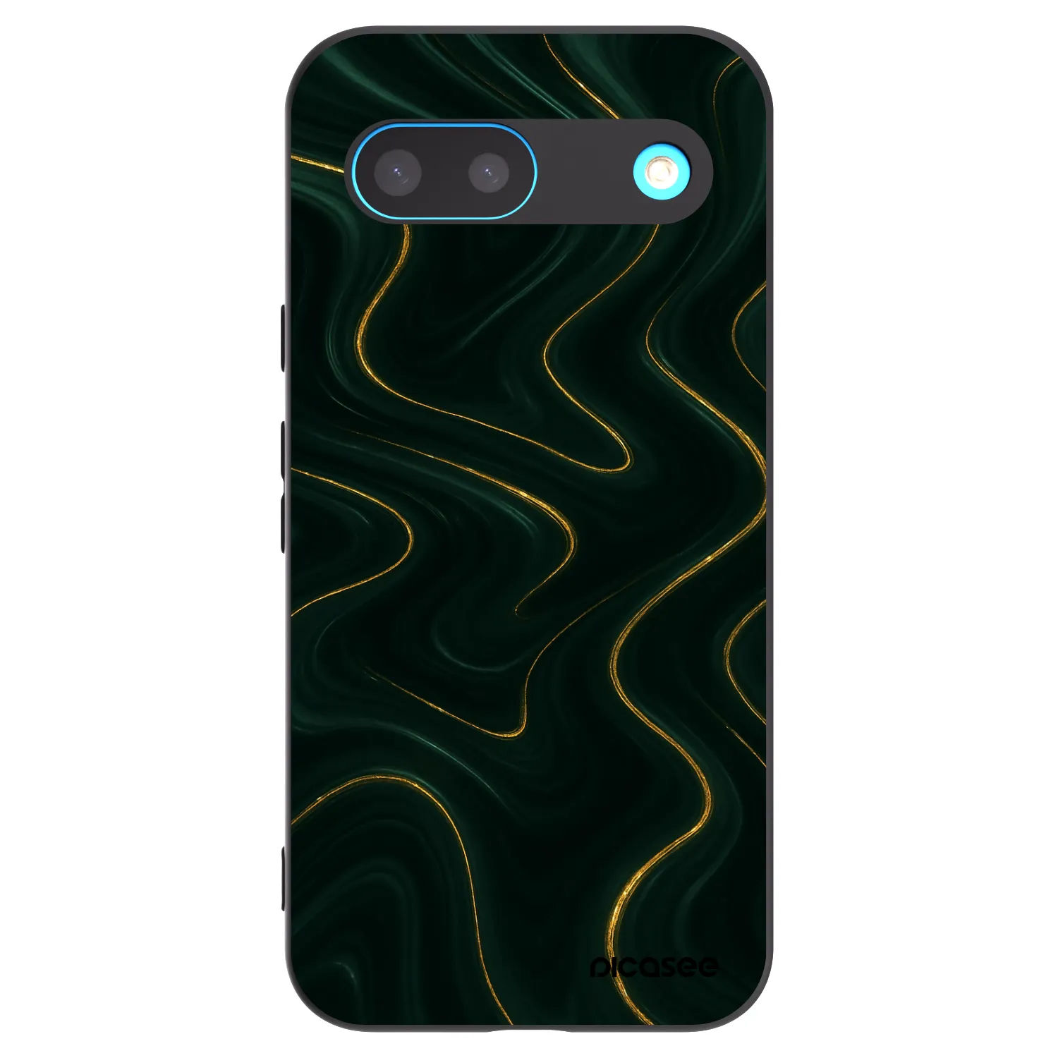 Picasee husă neagră din silicon pentru Google Pixel 8 - Vawes