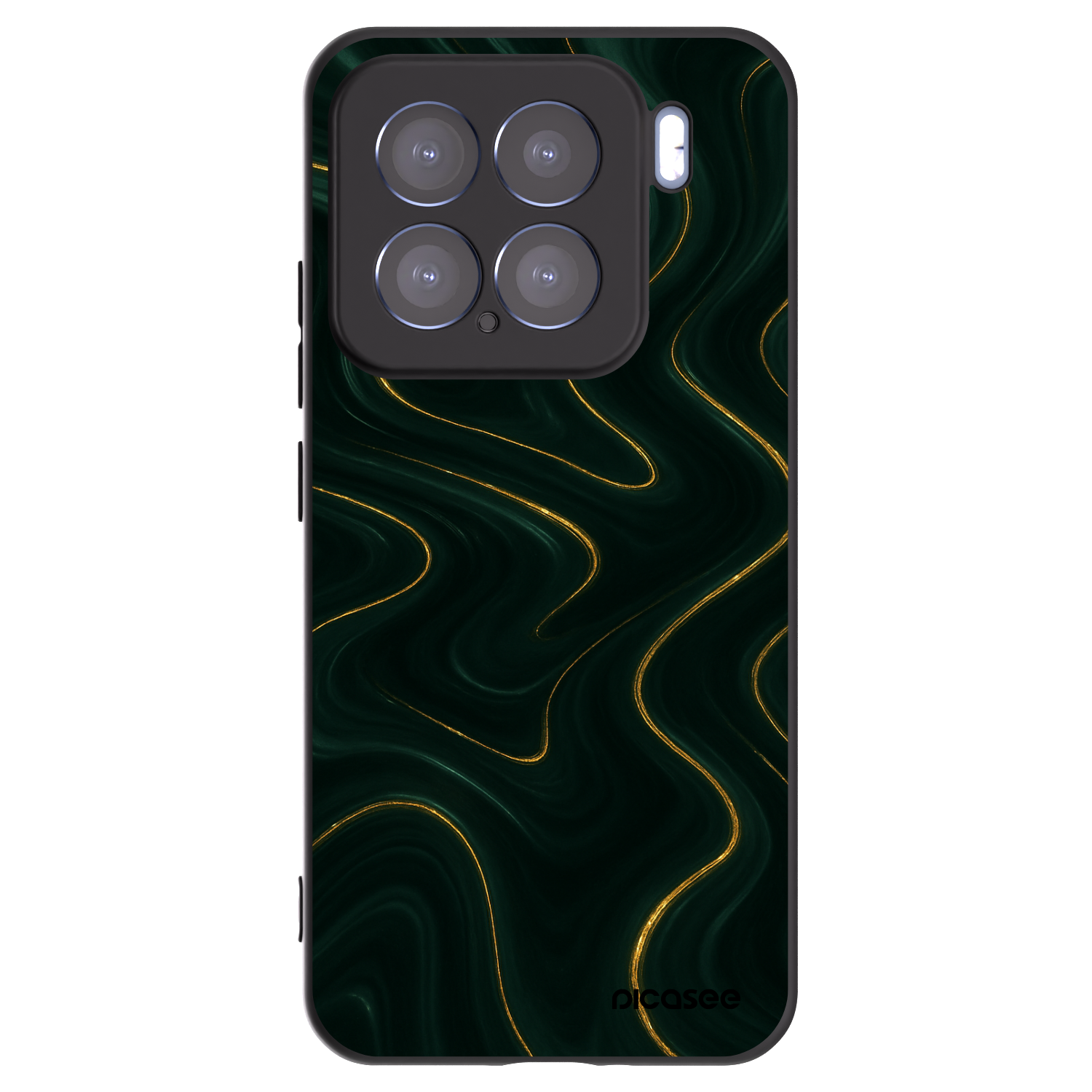 Picasee husă neagră din silicon pentru Xiaomi 15 - Vawes